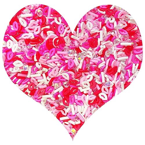 Miniatura 10 de EHOPE Gránulos falsos de resina, chispas de caramelo falso, gránulos de arcilla, chispas de polímero en rodajas de arcilla polimérica para arte de