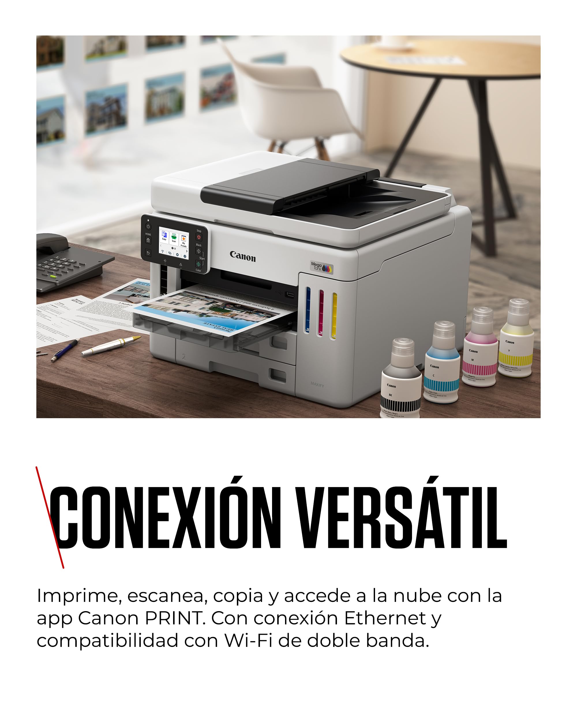 Canon Maxify Gx7150 Megatank - Multifunktionsdrucker - Farbe - Tintenstrahl - Ciss - Legal (216 X 356 Mm)