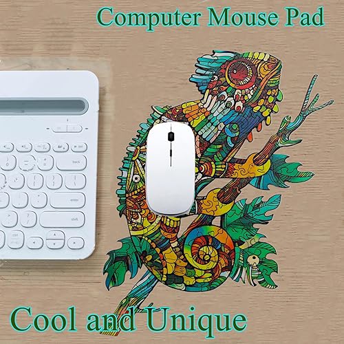 Miniatura 7 de Rompecabezas de madera para adultos, rompecabezas mágico único en forma de animales camaleón, el mejor regalo para adultos, se puede utilizar como