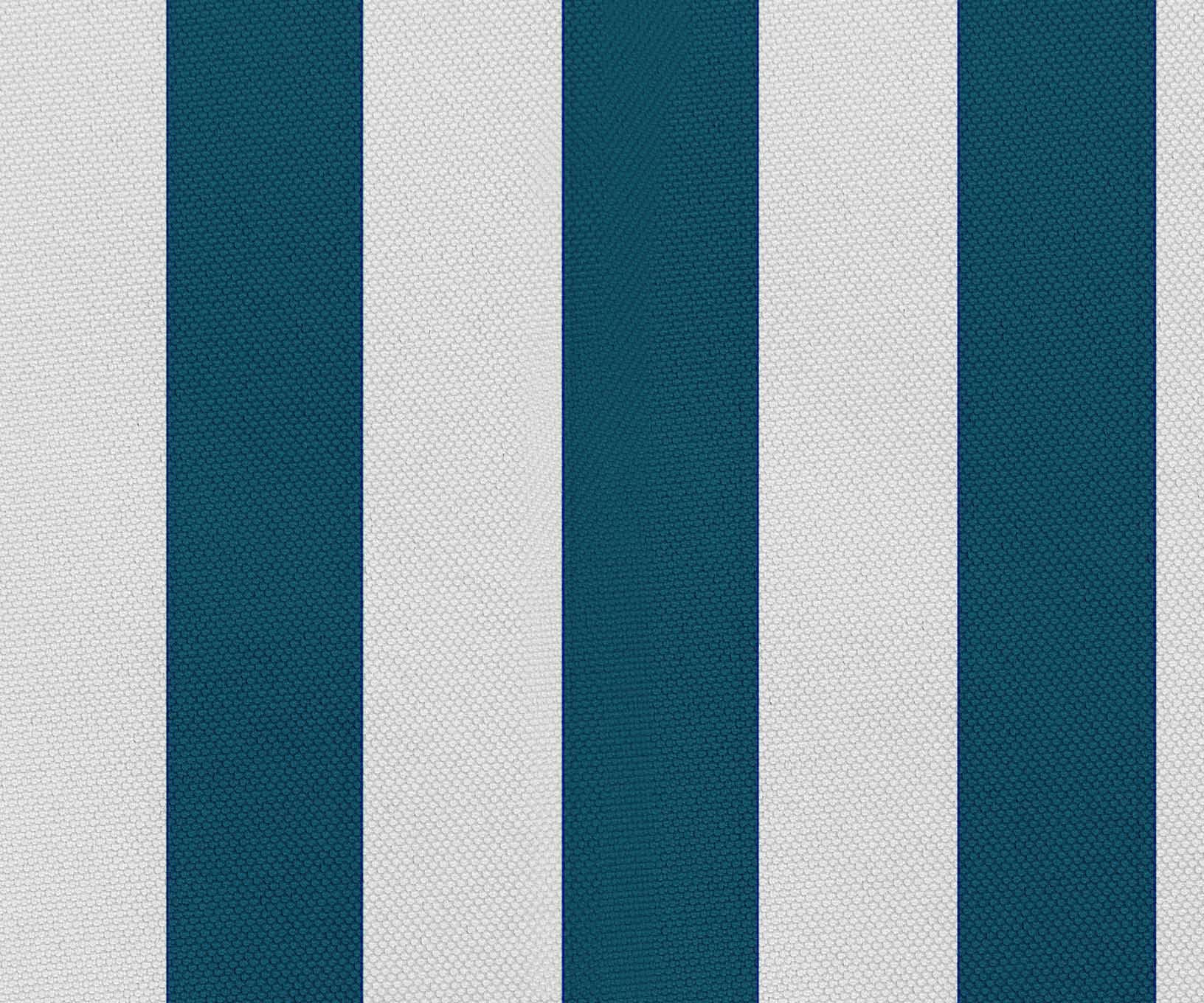 Soimoi Tela impermeable con estampado de rayas | Material para exteriores por 10 metros | Resistente al desgarro y a los rayos UV | Ideal para bolsos, ropa impermeable, funda, cortinas y toldos - Azul