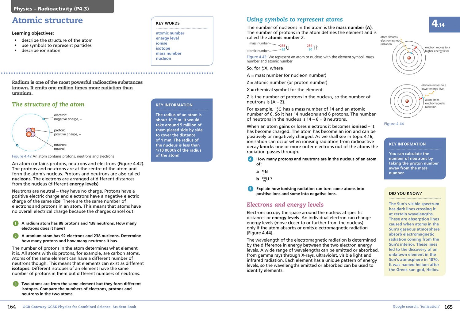 OCR Gateway GCSE Physics for Combined Science 9-1 Student Book