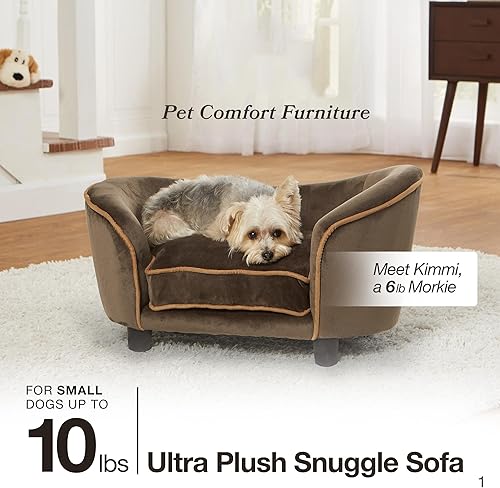 Miniatura 8 de Sofá cama para mascotas acurrucadas de Enchanted Home Pet Gris