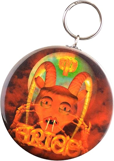 Gothic Aries - 3/21 to 4/19 Fire Sign keychain + magnet