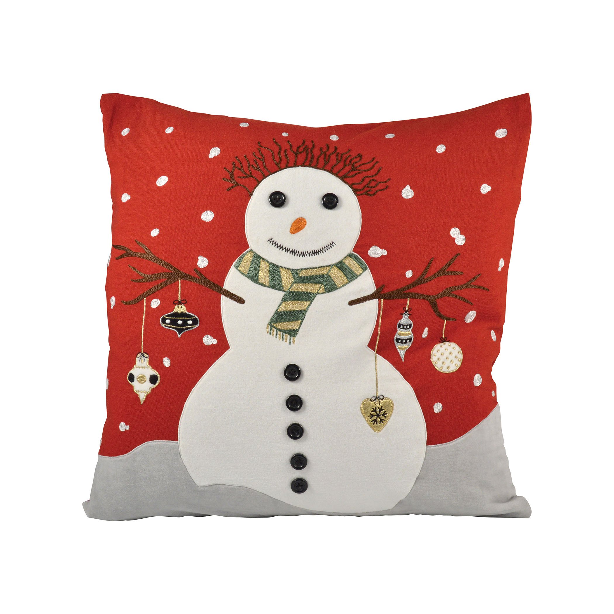 Juego De 2 Fundas De Almohada De Muñeco De Nieve De