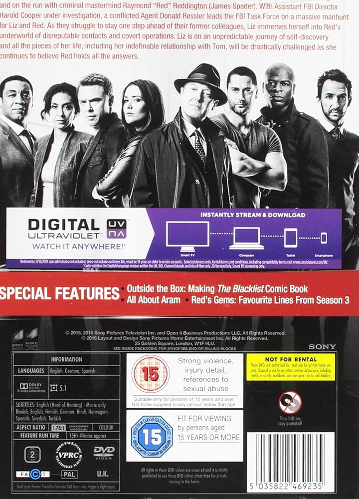 (未使用･未開封品)Blacklist: Season 3/ [DVD] [Import] Amazon.com: The Blacklist: Season 3 [DVD] : James Spader