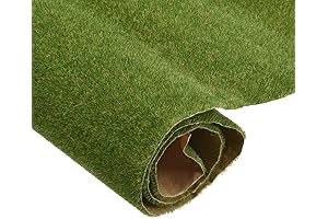 MECCANIXITY Model Grass Mat for Trains 19.7" x 19.7"