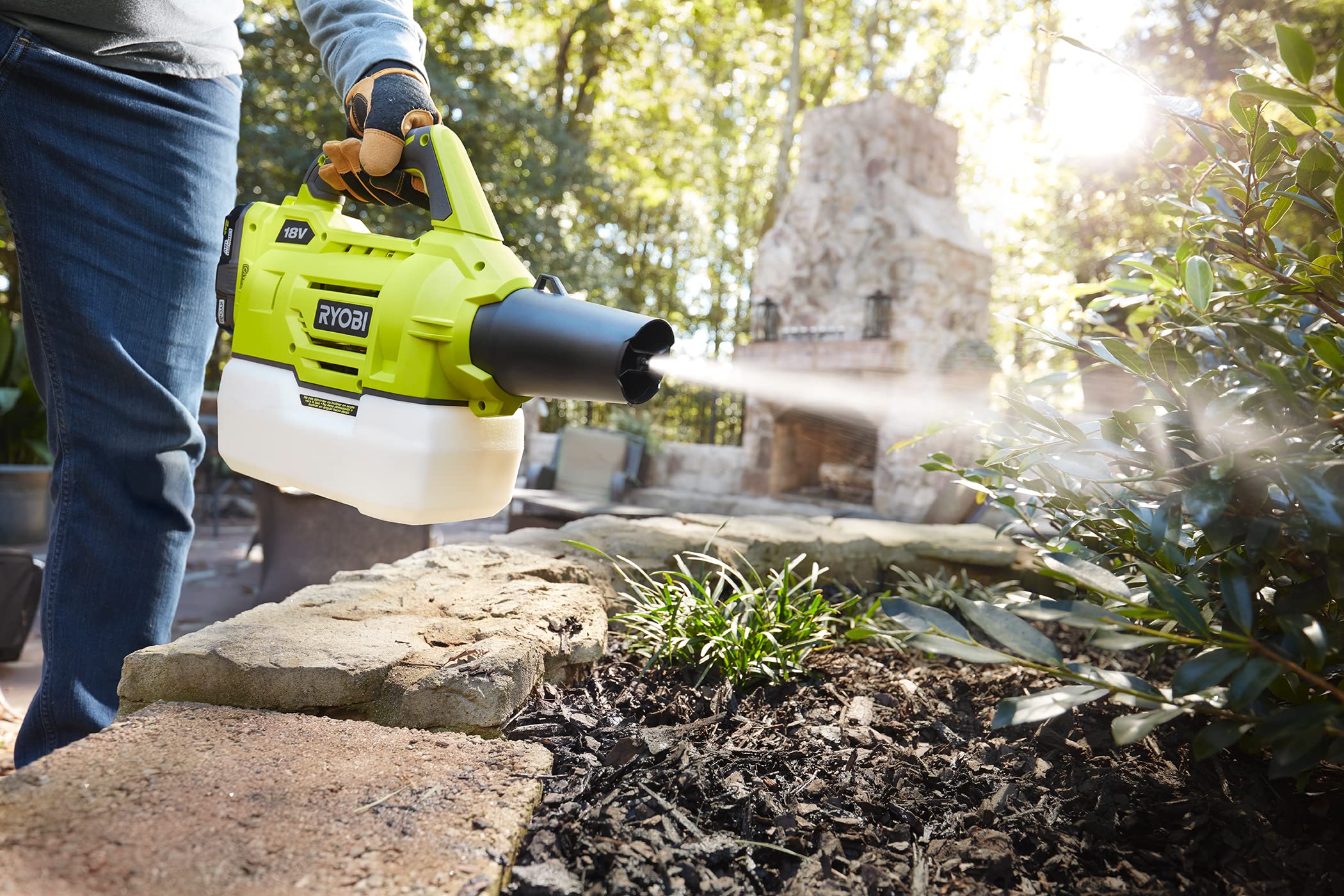 RYOBI - Brumisateur RYOBI 18V One Plus 2L - 1 Batterie 5.0Ah 1 Chargeur rapide - RY18FGA-150