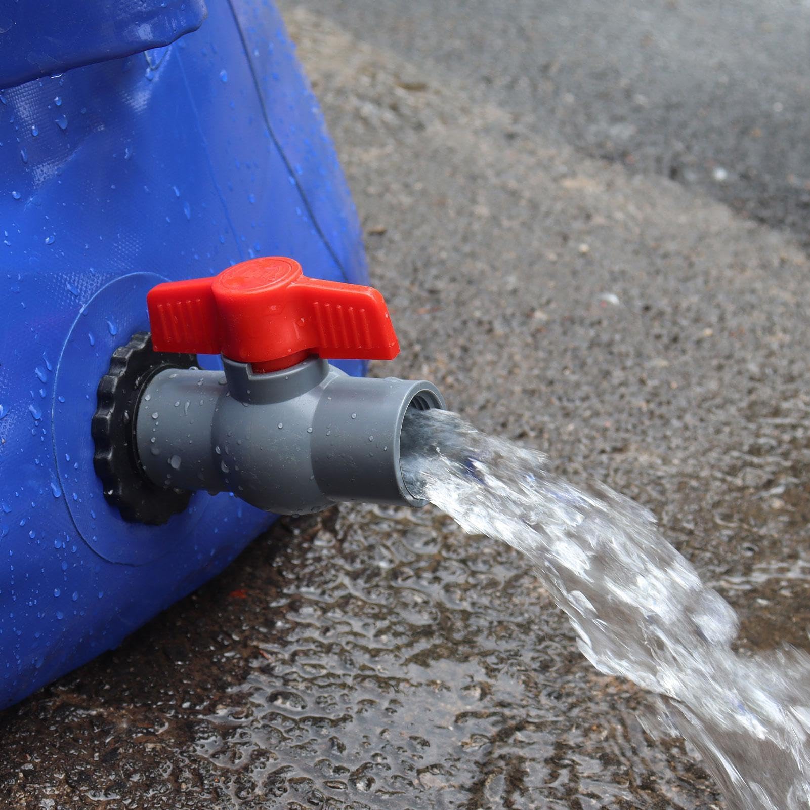 Serbatoi di raccolta 'acqua piovana, serbatoio 'acqua piovana da 500 l, serbatoio pieghevole per acqua piovana, borsa pieghevole per acqua piovana, contenitore di acqua piovana pieghevole con