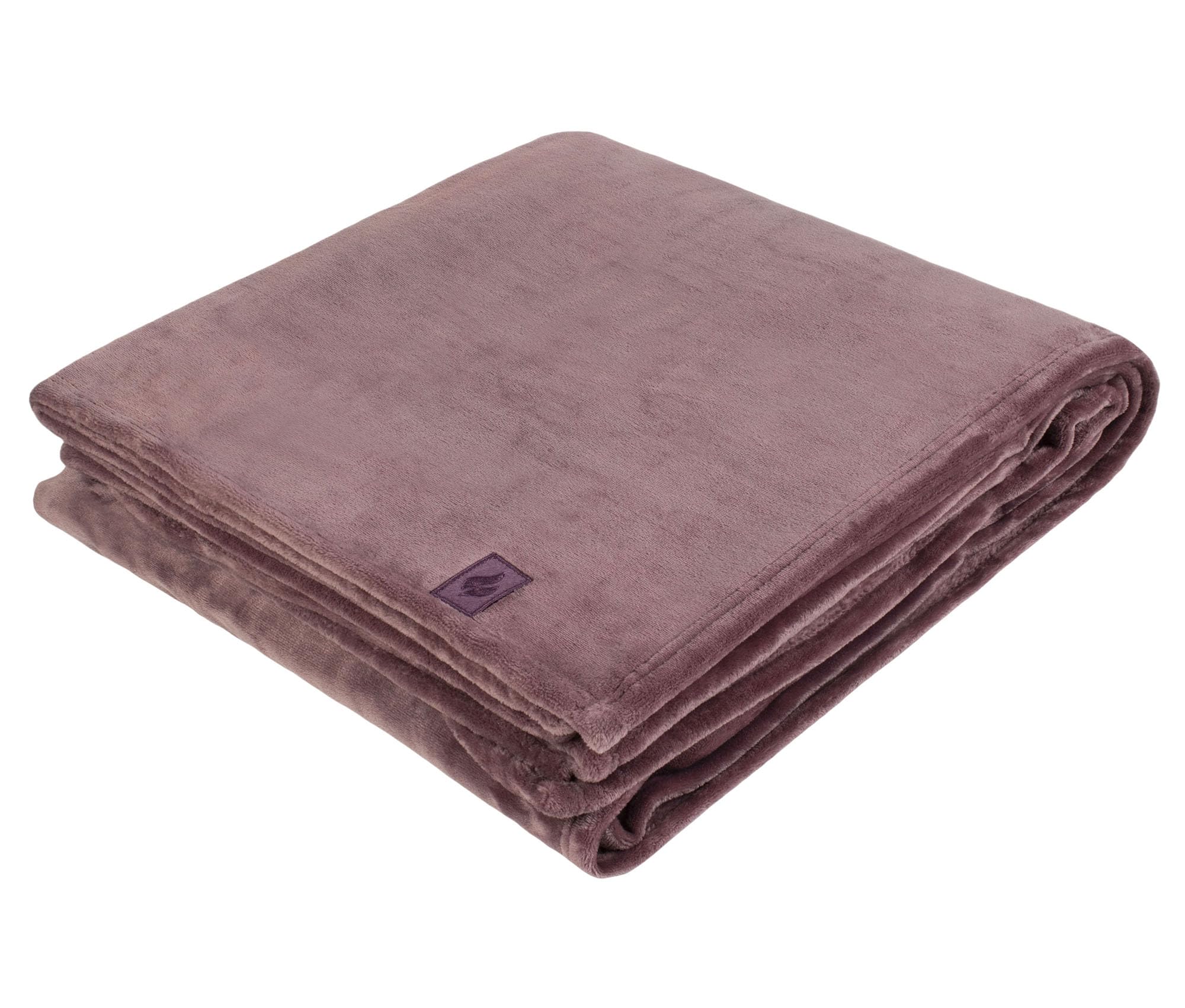 Heat Holders - Extra Soft Winter Warm 1.7 TOG Large Luxury Thermal Fleece Throw Blanket - 180 x 200 cm (Mauve, One Size)