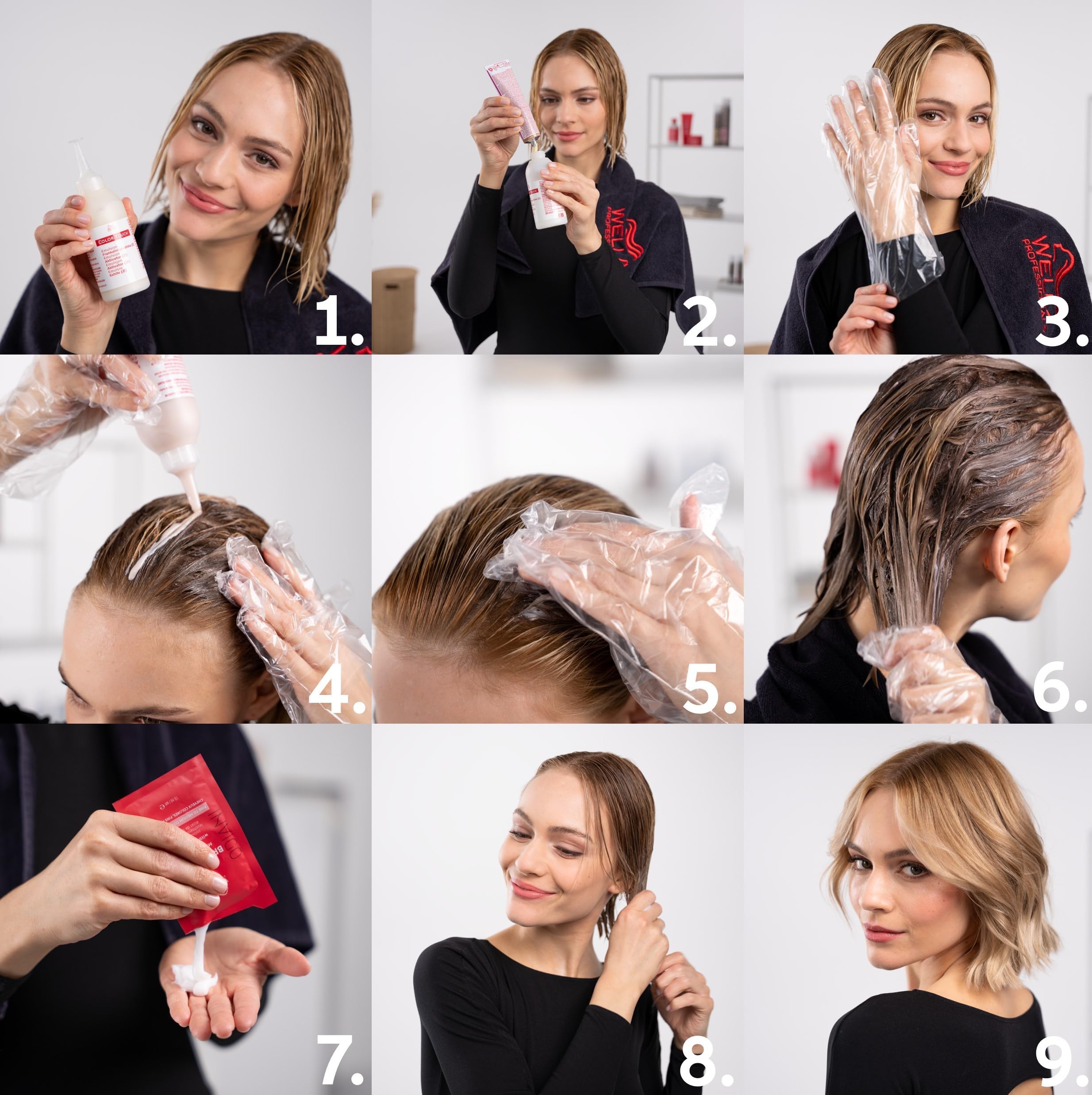 Wella Professionals Color Touch Fresh-Up-Kit - Kit de coloration semi-permanente 6/0 Dark Blonde - Blond Foncé
