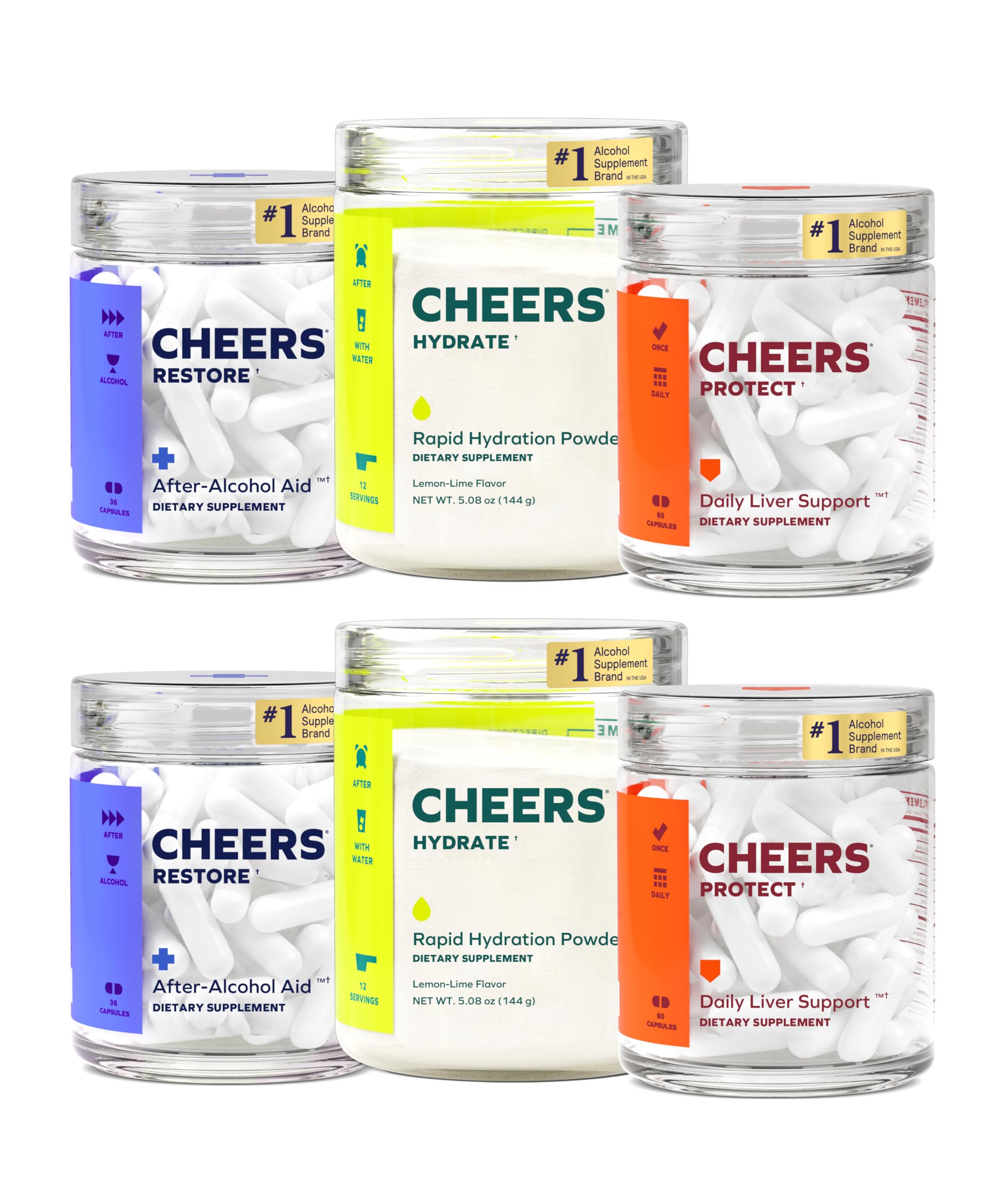 is it okay to take glutathione while drinking alcohol Amazon.com: Cheers Super Combo | Restore + Protect + Hydrate | Feel Better After Drinking, Support Your Liver, & Rehydrate | DHM, L-Cysteine, Electrolytes