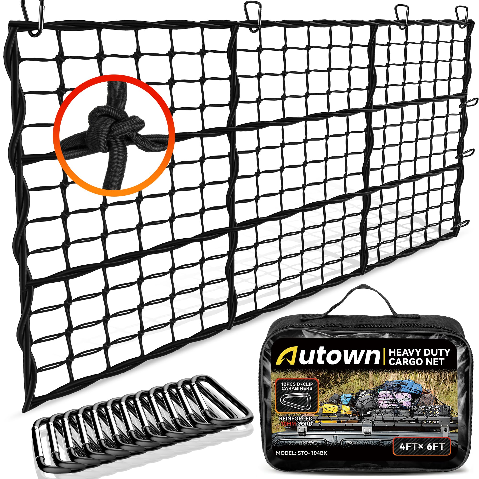 AUTOWN 4x6 Bungee Net