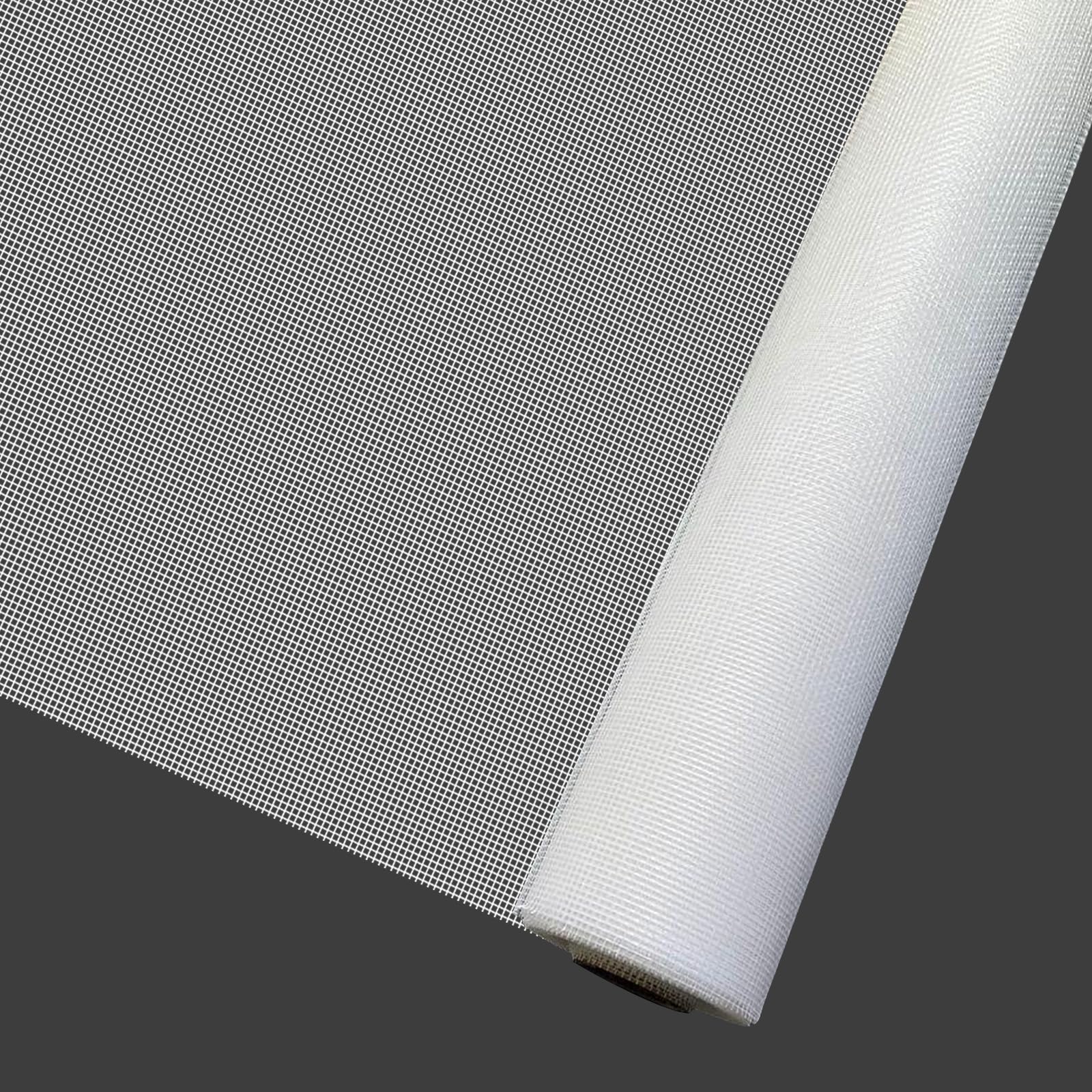 moustiquaire Enroulable fenetre 150x1600cm Fenêtre Moustiquaire Fenêtre pour Couloirs Patio en Fibre de Verre, Résistant aux Déchirures et aux UV Ignifugation Durable Blanc