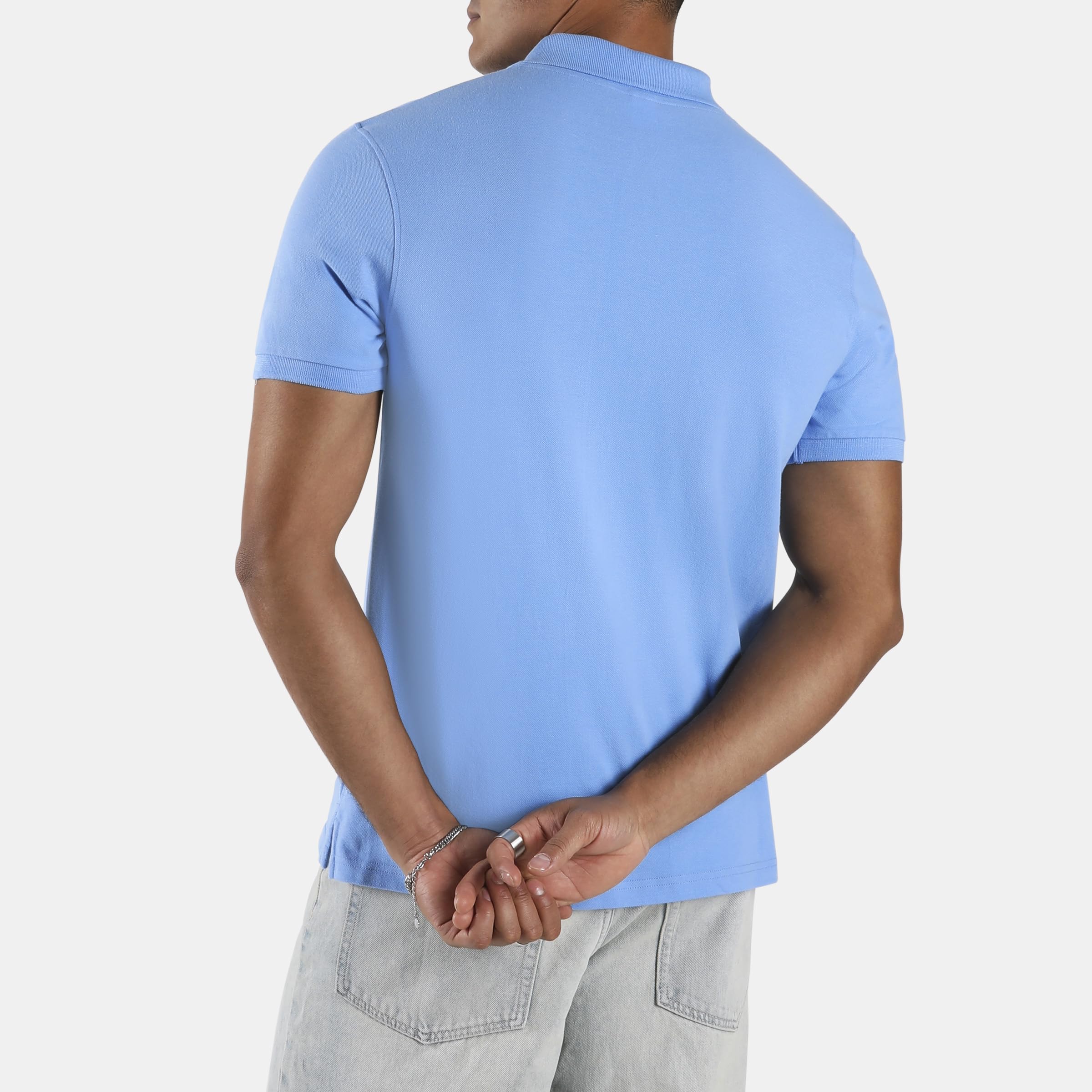 Reebok Blaze Embroidered SS Polo Shirt T-Shirt Homme