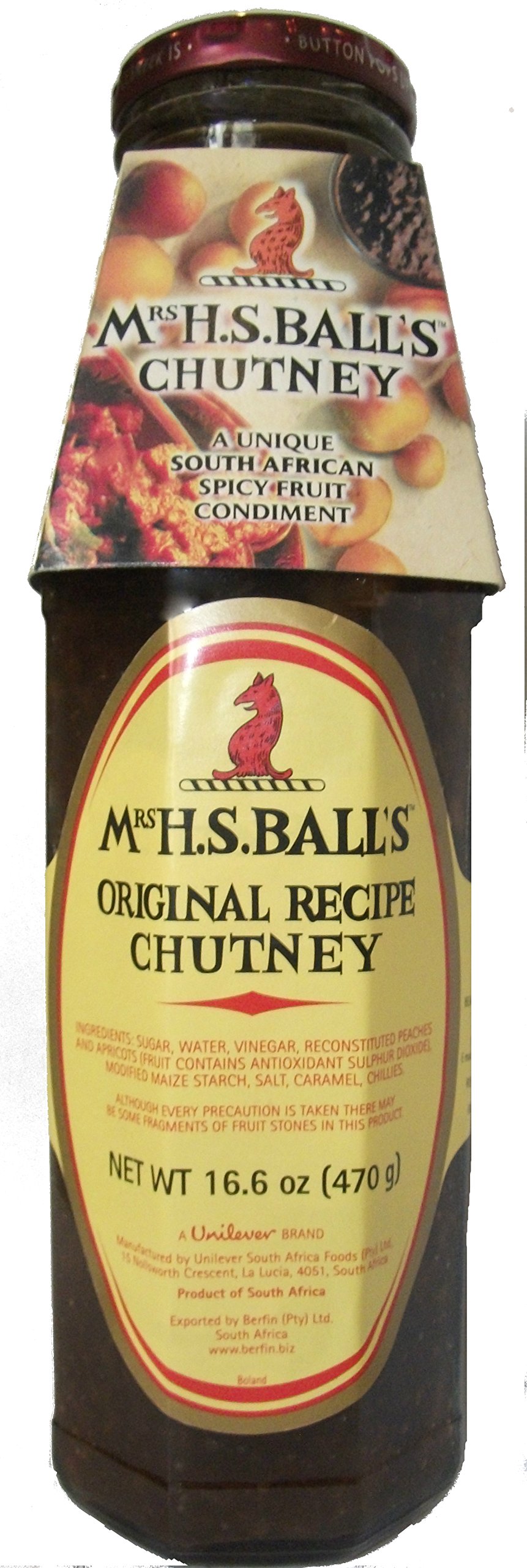 Mrs Balls Original Chutney (Pack of 4) 4x 470g