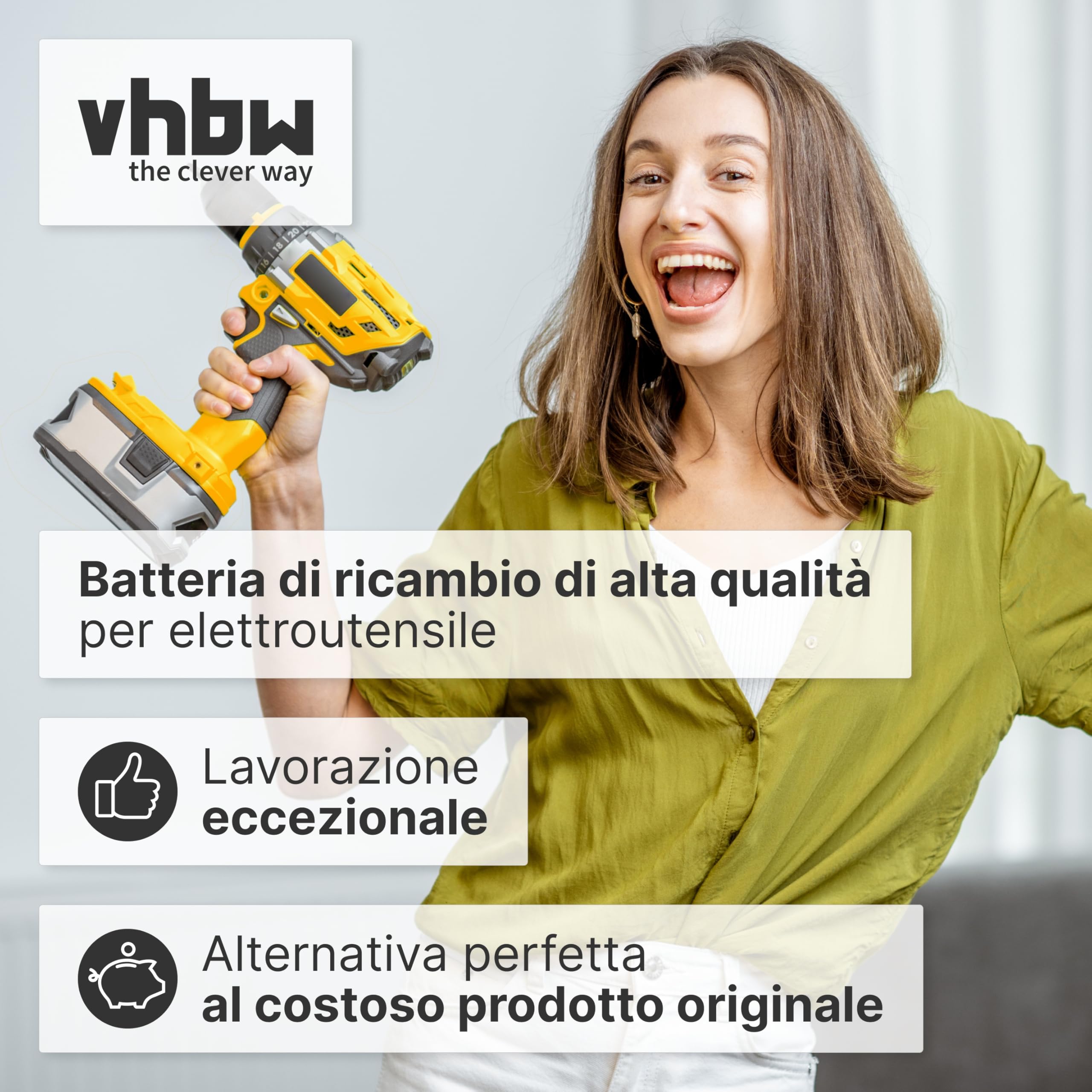 vhbw 2x batteria compatibile con Hilti TE6-A36, TE 6-A36 AVR, TE 500-A36, CPC 36V utensile (3000 mAh, Li-Ion, 36 V)