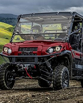 マウル Rotix Spilt Side Logo Dark Green Amazon.com: KEMIMOTO UTV Flip Windshield Compatible with