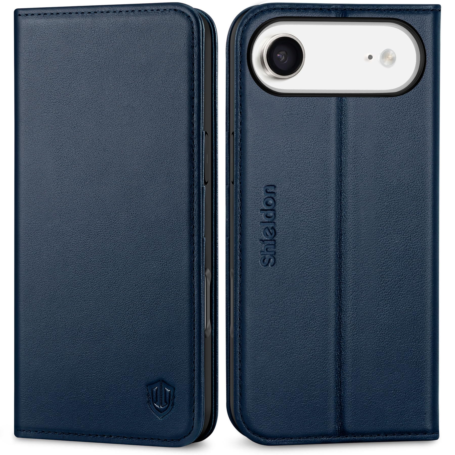 Amazon.co.jp: SHIELDON iPhone Air 対応 手帳型ケース 本革レザー 6.5