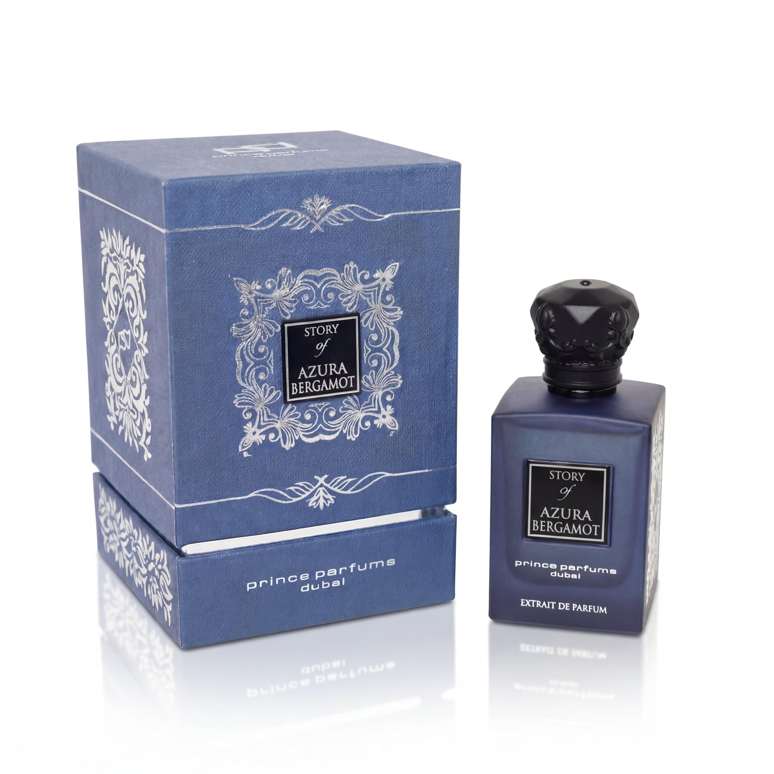 Prince Parfums Dubai Story of Azura Bergamot Mens Extrait de Parfum 3 4 Ounces Luxury Cologne with Grapefruit