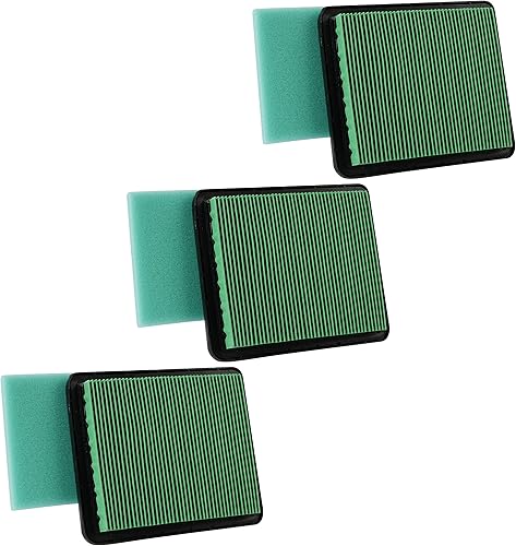 Paquete de 3 filtros de aire 17211-ZL8-023 para Honda Engine GC160 GC190 GCV160 GCV190 GX100, cortacésped HRC216 HRR216 HRT216 HRX217, 17211-ZL8-000