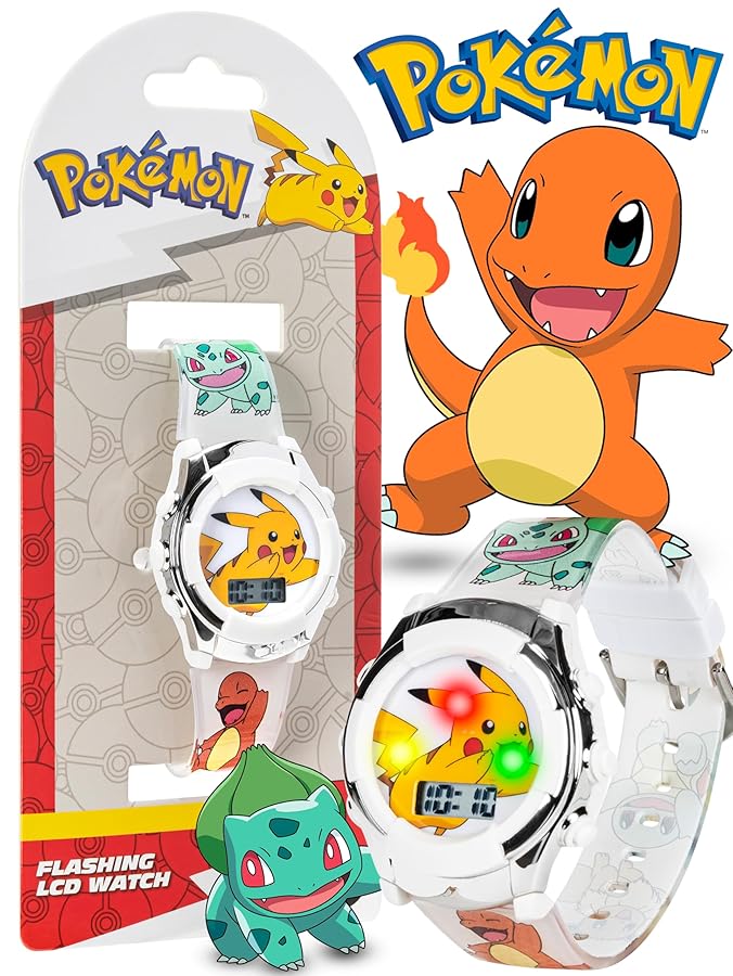 Amazon.co.jp: Pokemon Kids Watch with Flashing LED Light