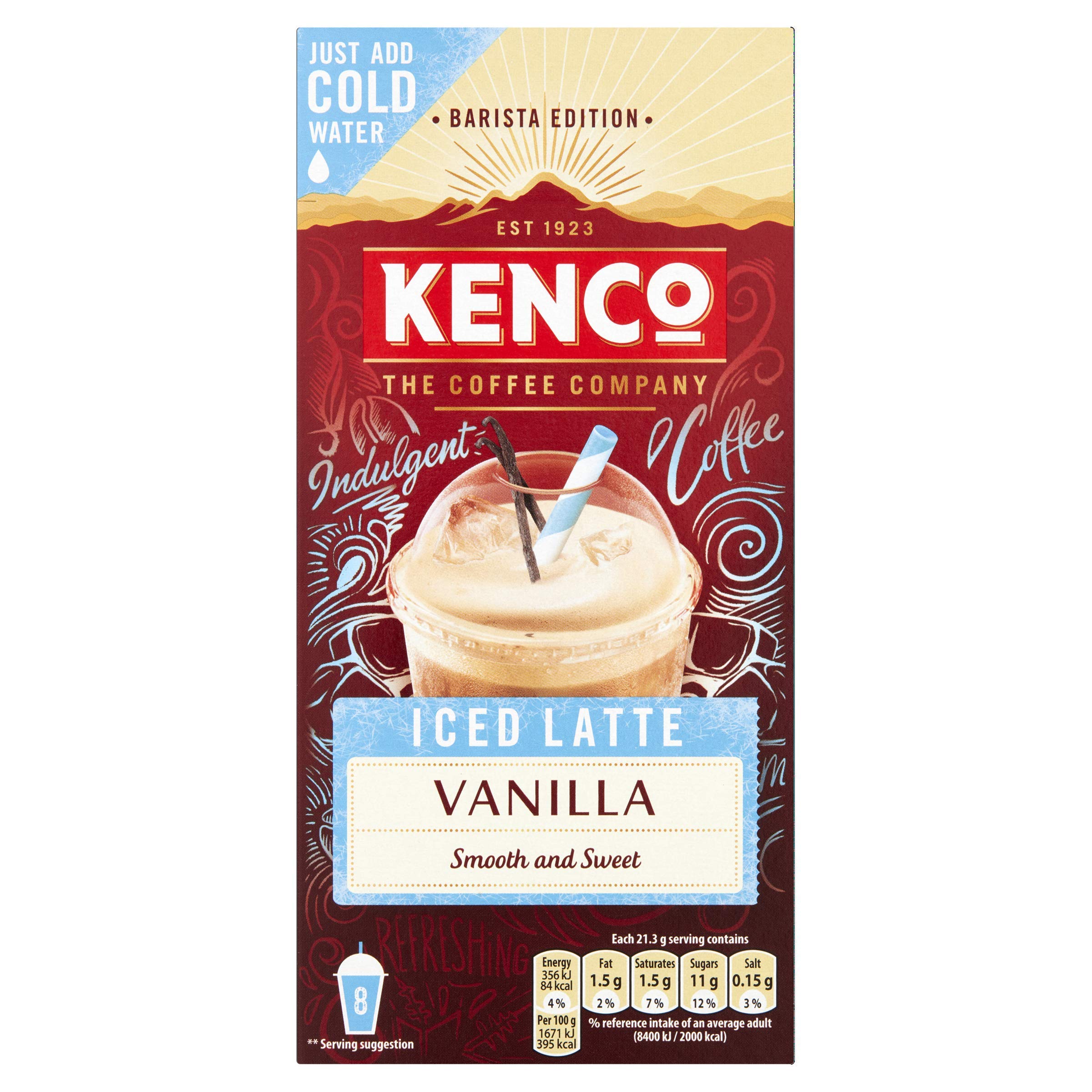 KencoInstant Iced Vanilla Latte 8X21g