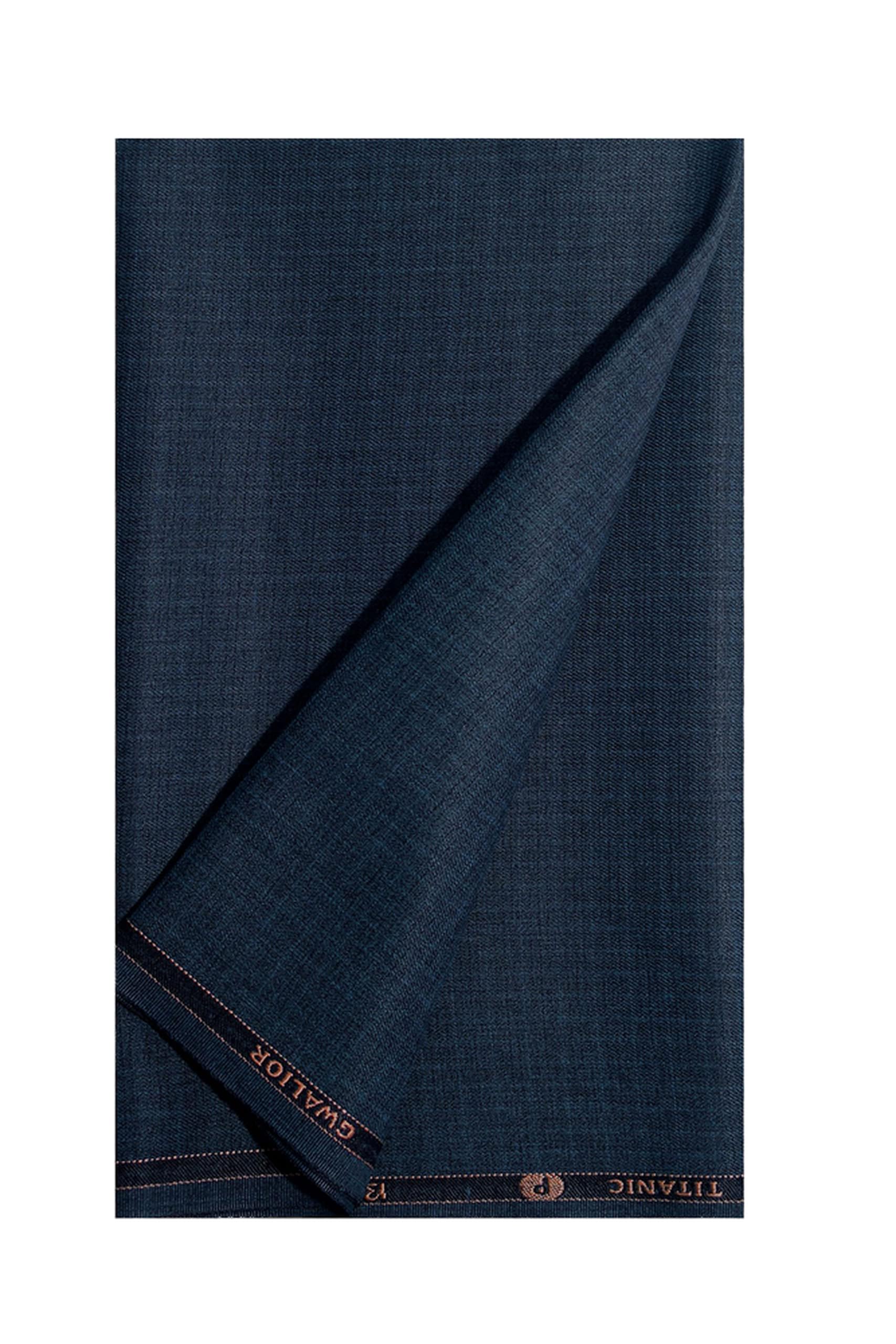KUNDAN SULZ GWALIOR Men's Cotton Trouser Fabric (Un-Stitch; 1.20 Meter) (Blue)-picture-21