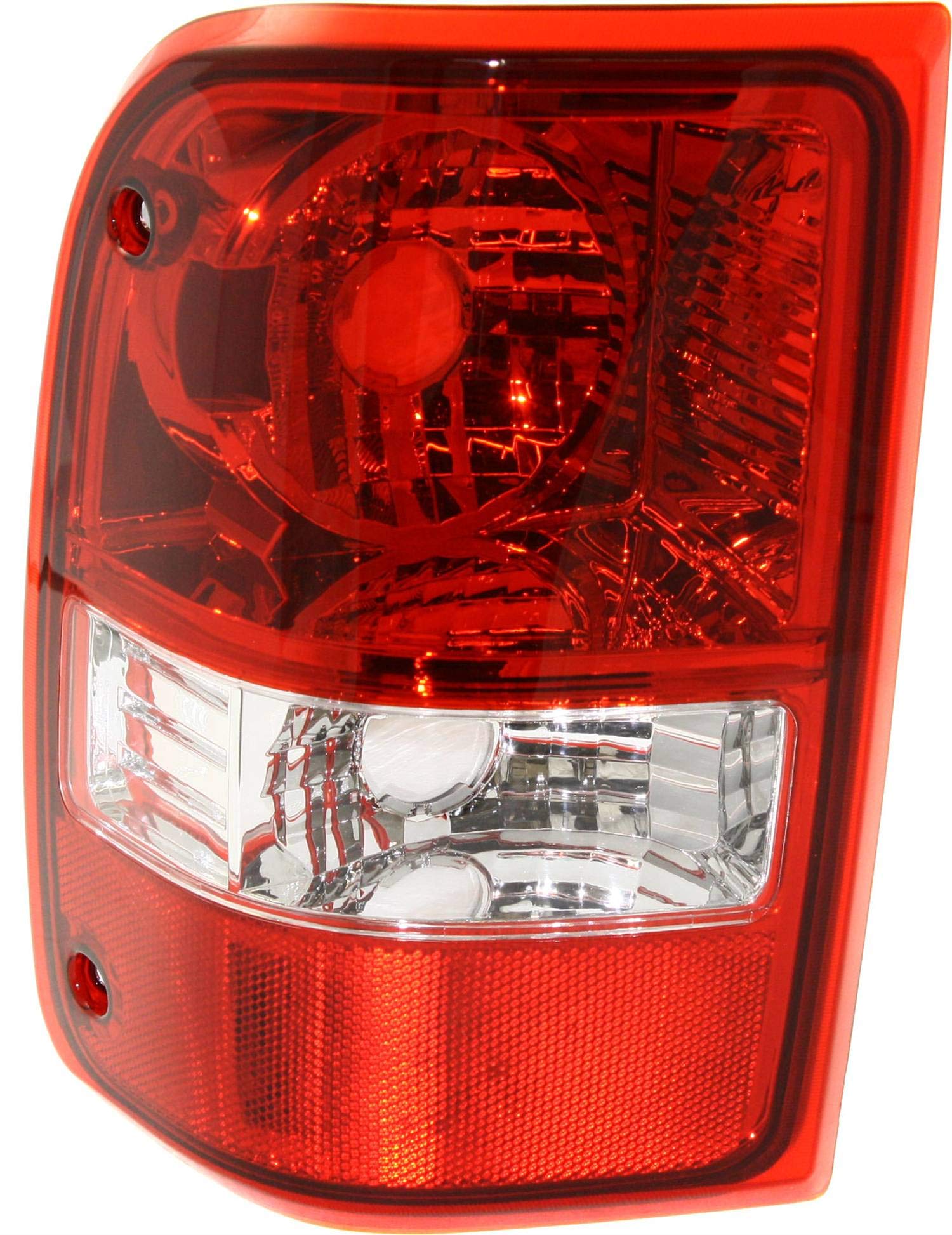 Evan-Fischer Tail Light Lens and Housing Compatible with 2006-2011 Ford Ranger Driver Side