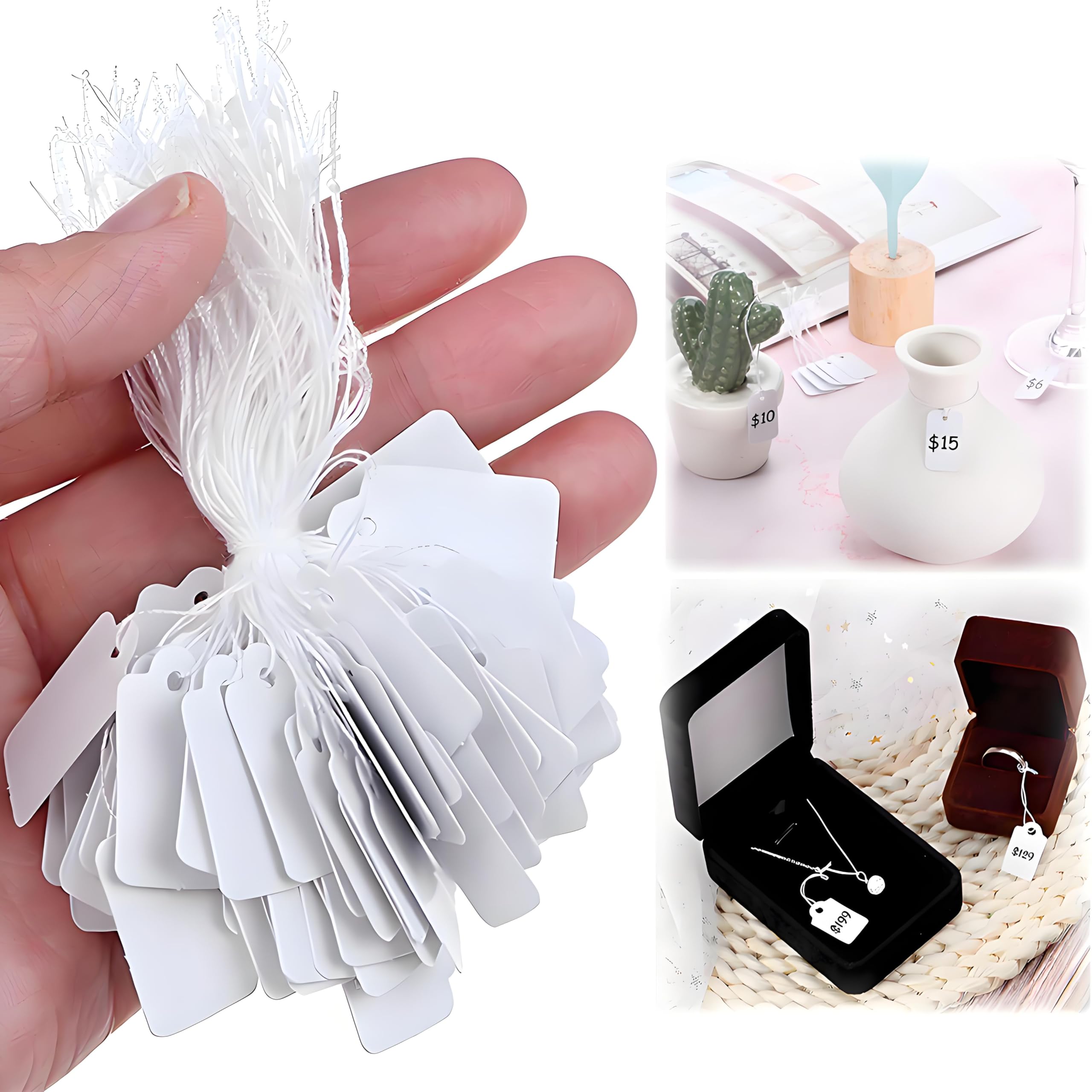 Amazon | XIANFQNKJ 値札タグ プライスタグ 200枚入り 価格タグ