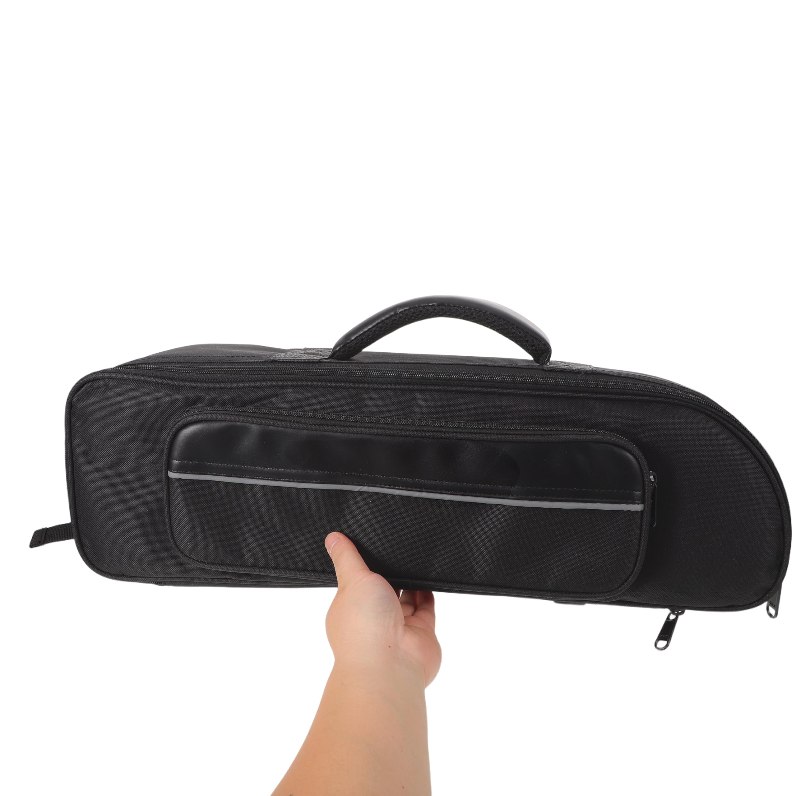 Abaodam Borsa Tracolla Imbottita per Sassofono Baritono e Cornetta Custodia da Viaggio per Strumenti Musicali con Tasca per Accessori e Cerniera Facile