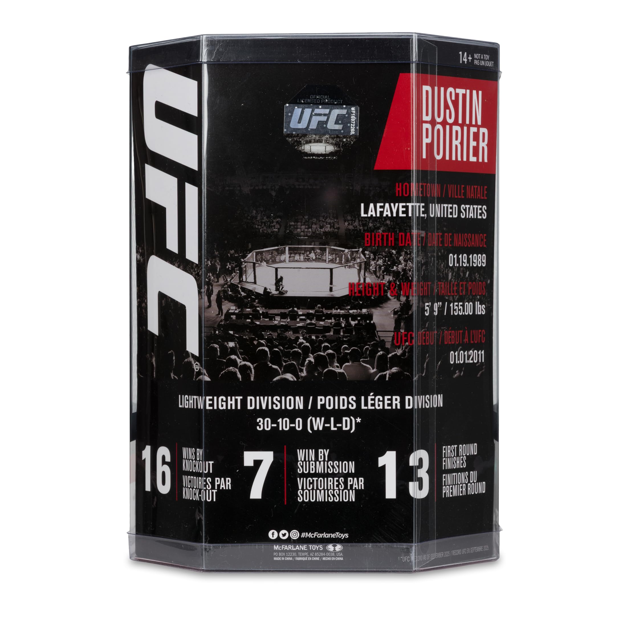 McFarlane UFC Dustin Poirier 17,8 cm Posed Figure SportsPicks