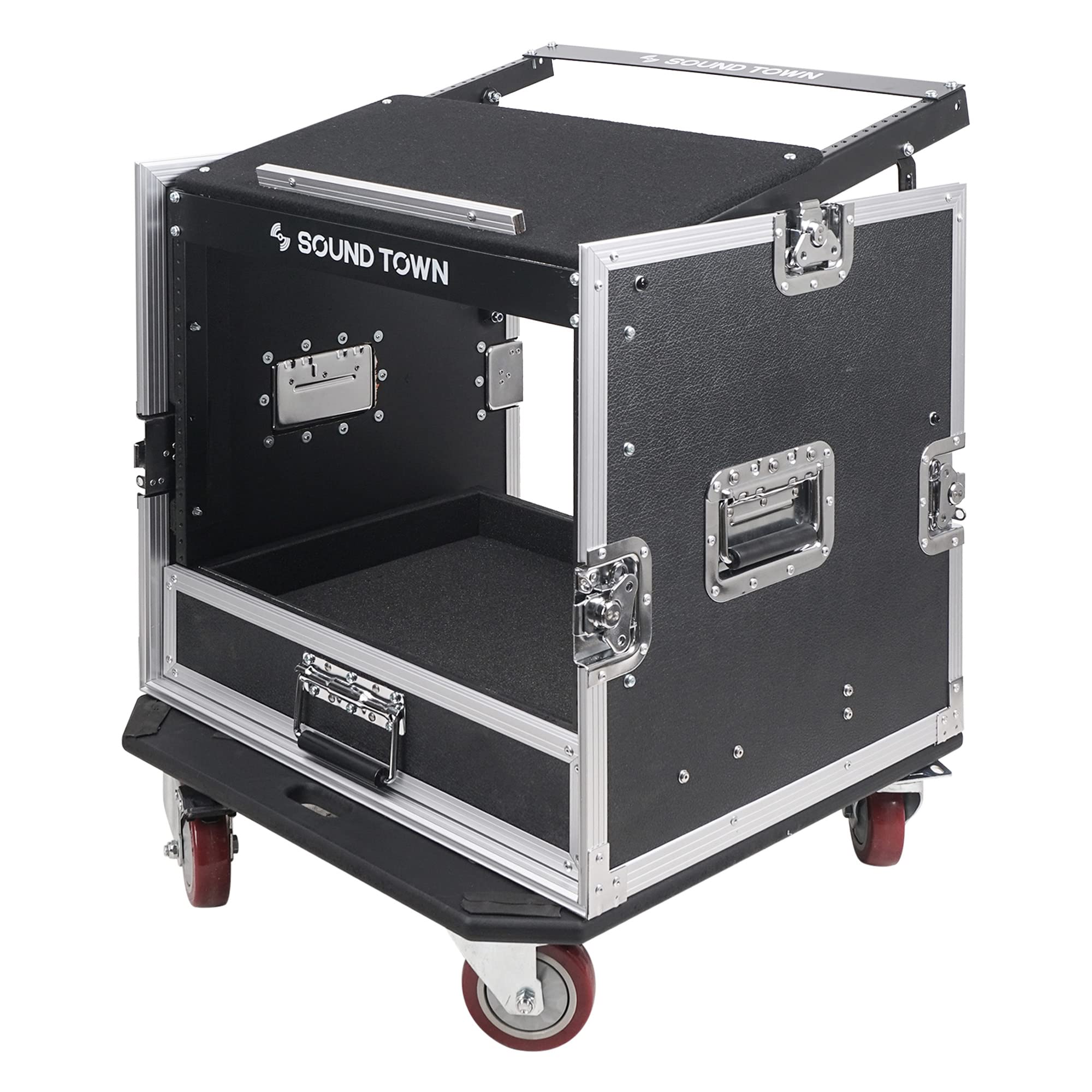Amazon.com: Sound Town 10U PA DJ Pro Audio Rack/Road ATA