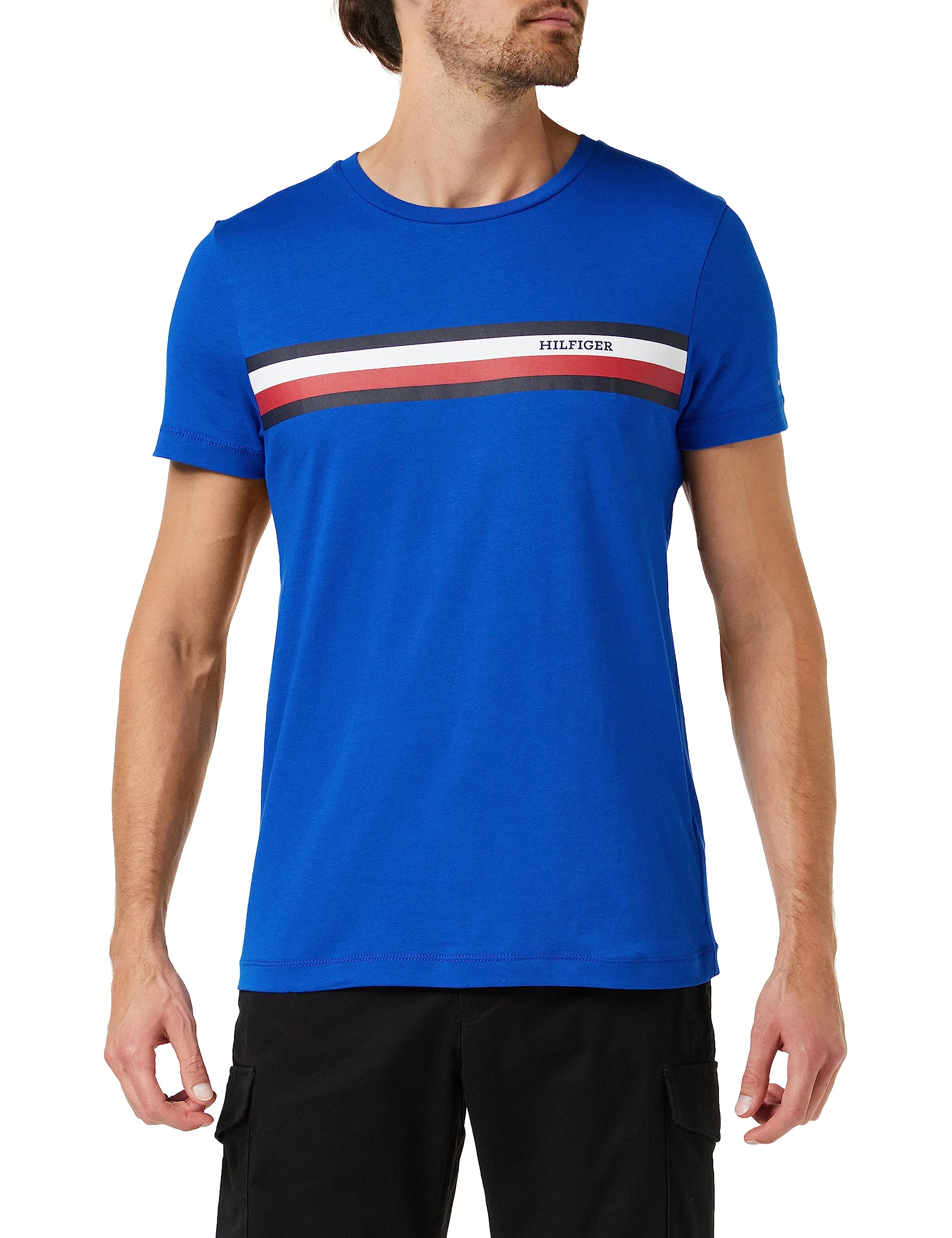 Tommy Hilfiger Men Short-Sleeve T-Shirt Crew Neck