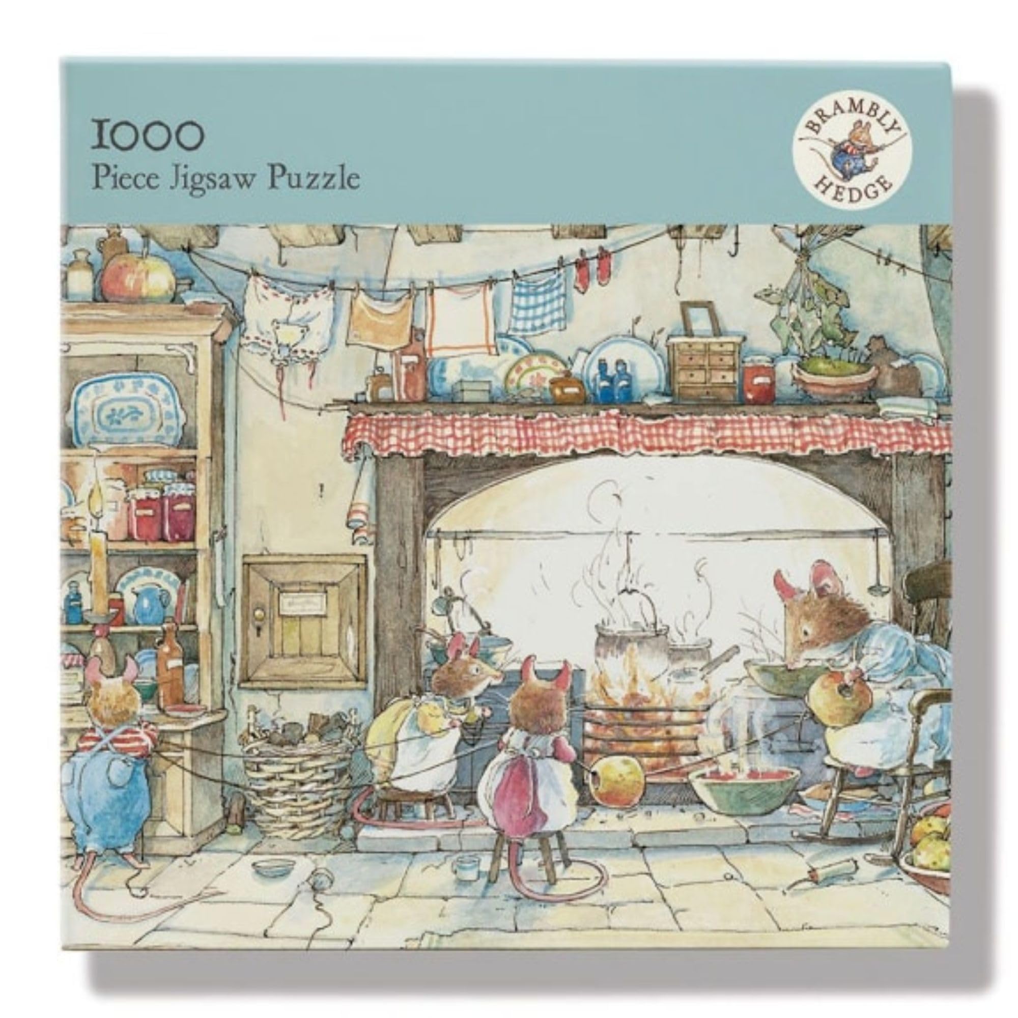 Museums & Galleries Brambly Haie – Lot de 2 puzzles de 1000 pièces pour adultes – Belles scènes de campagne illustrées – Cadeau pour les amateurs de nature et de livres