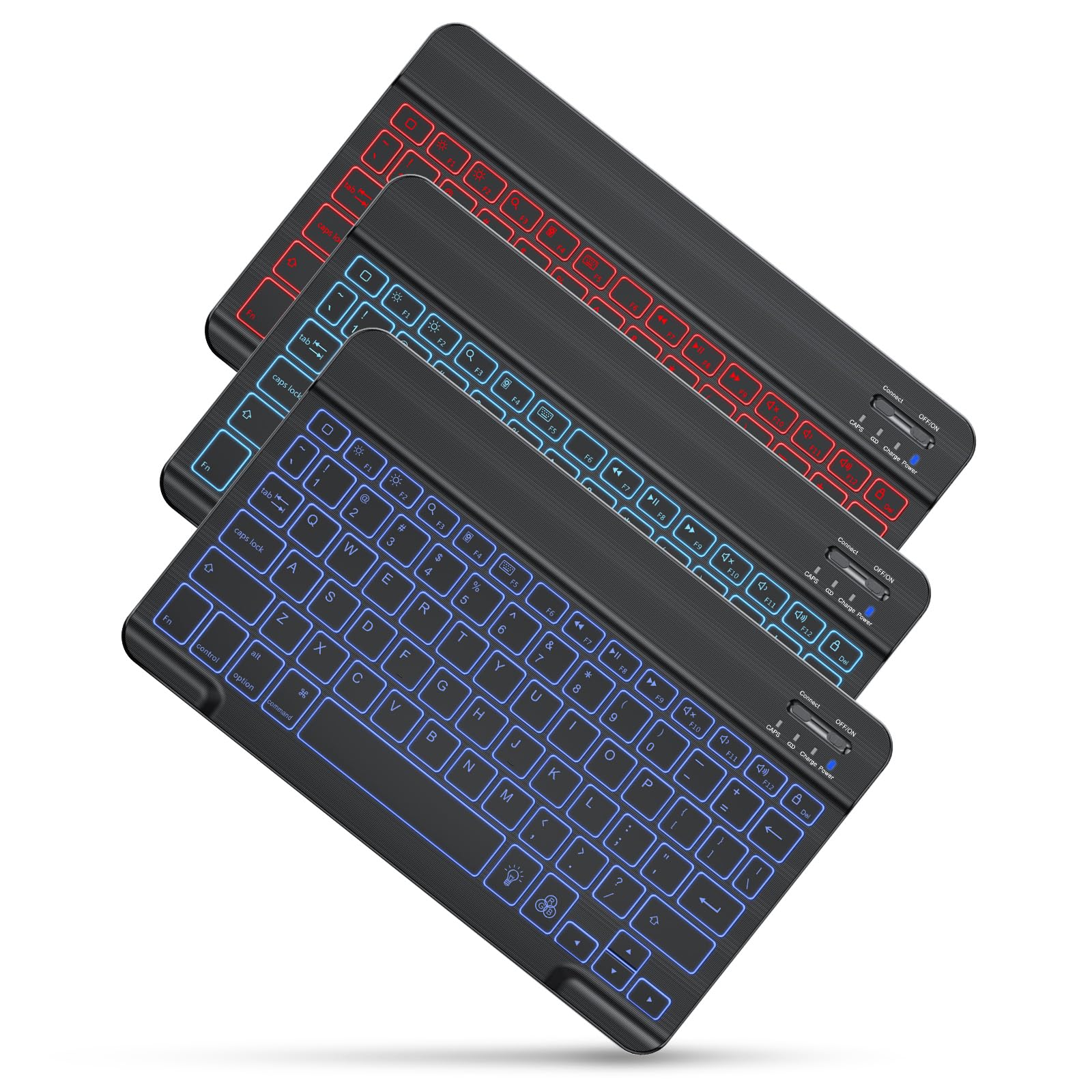 Photo 1 of OMOTON 7 Color Backlit & Rechargeable Bluetooth Keyboard for iPad & iPhone