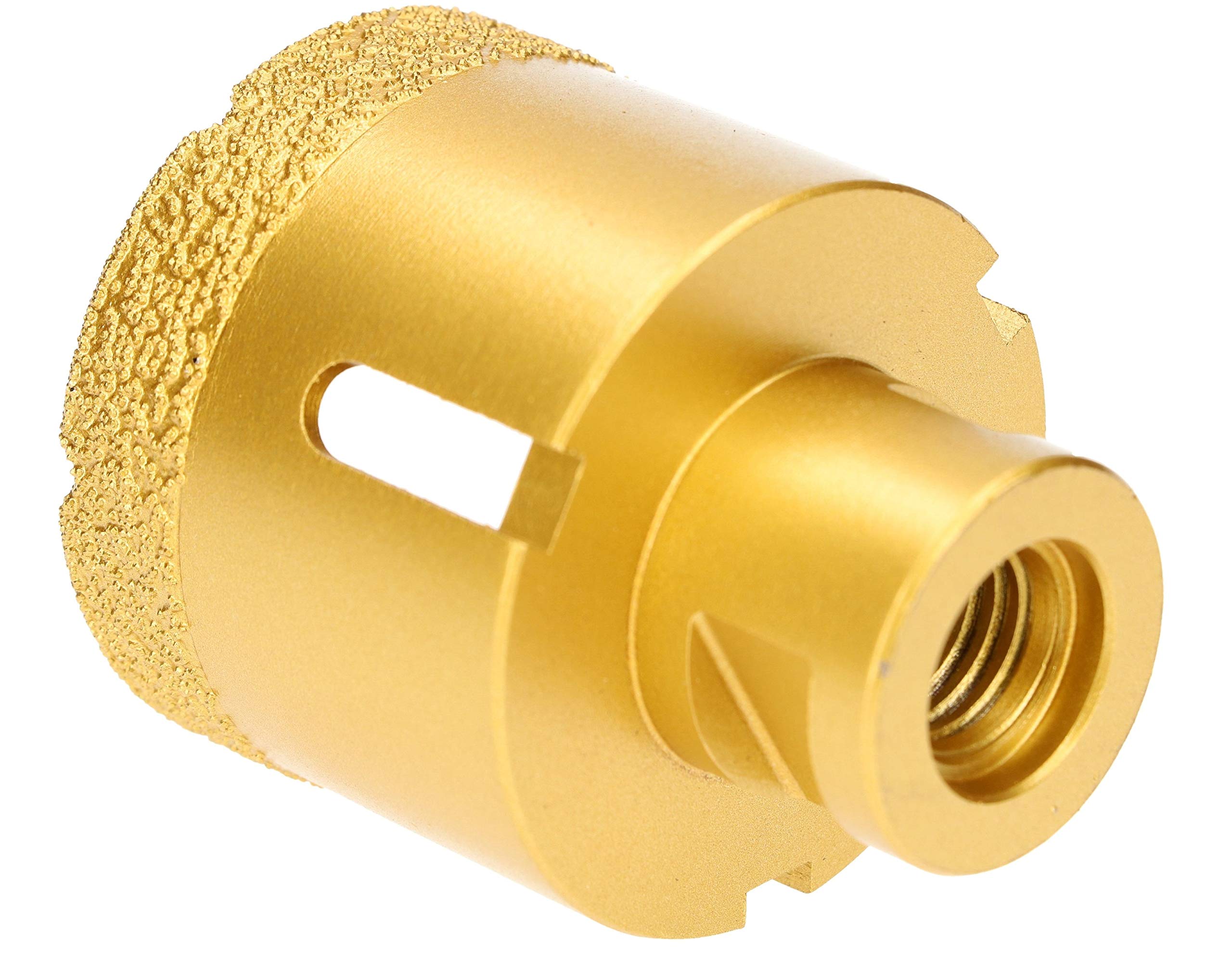 KOTARBAU® Broca de Diamante con Rosca M14, 51mm, Abridor de Agujeros para baldosas, Azulejos, cerámica, mármol, Broca diamantada, Brocas de Diamante, Corona de Diamante para taladrar en seco