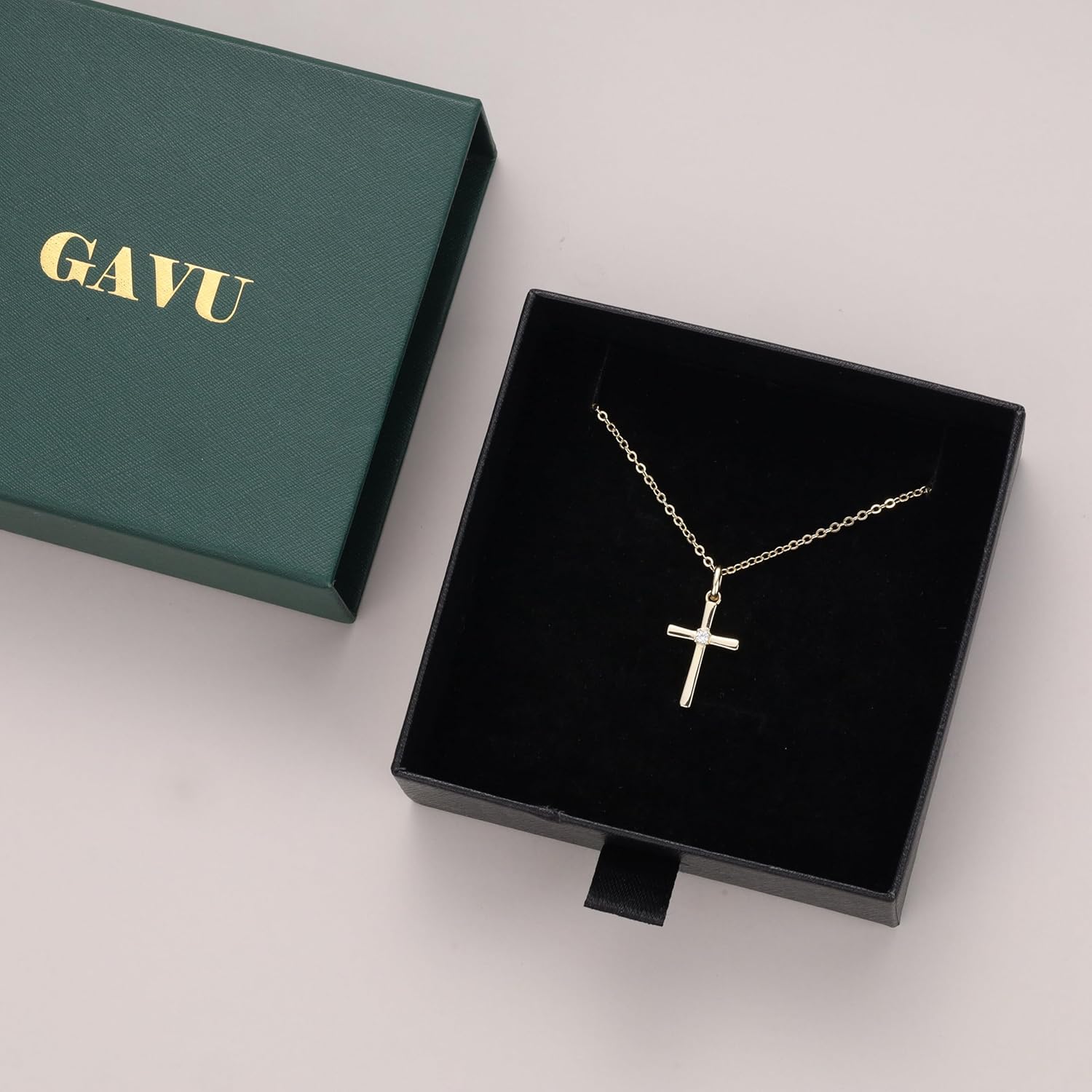 GAVU Women’s 925 Sterling Silver Cross Necklace, Small Cross Pendant Confirmation Necklace - Image 7