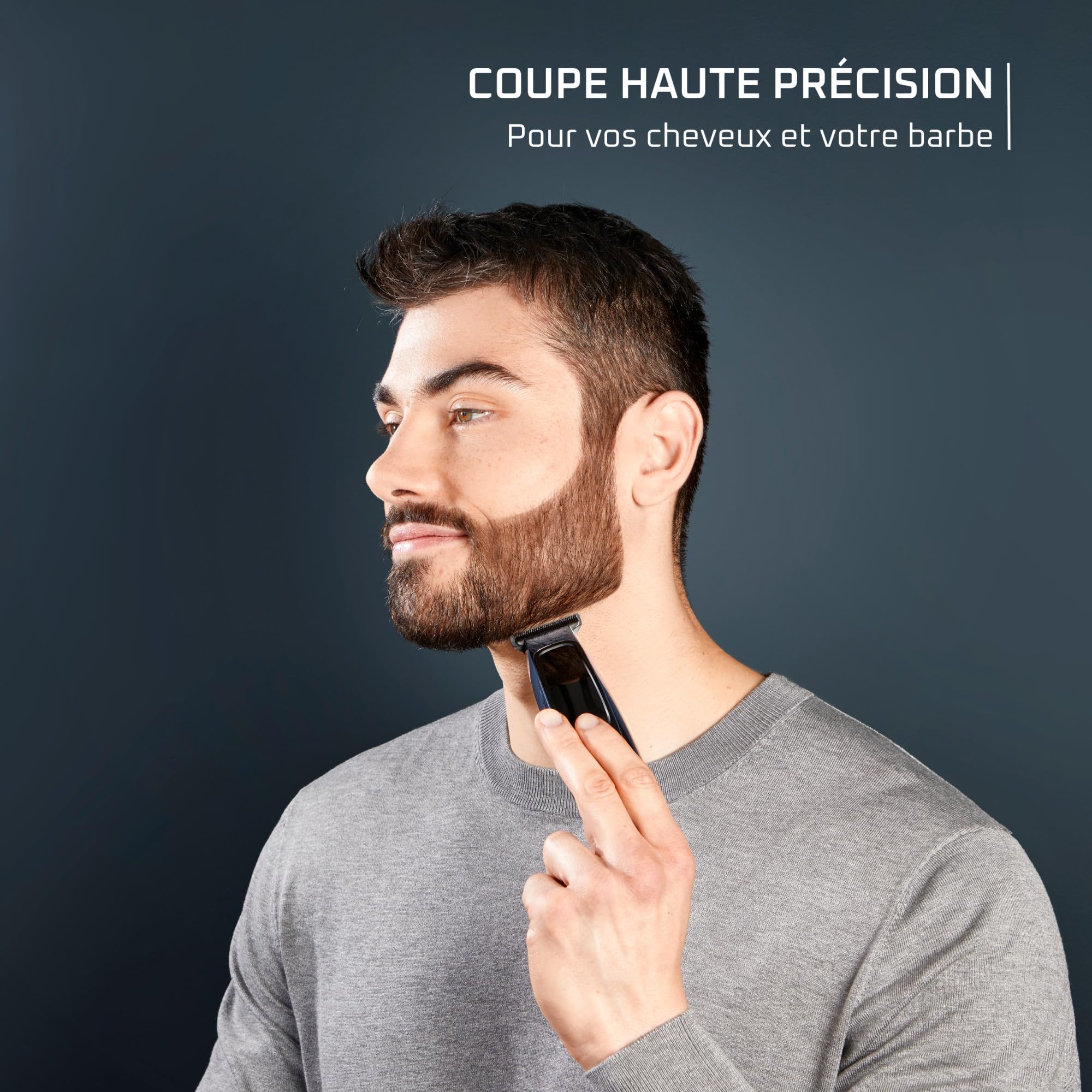 Rowenta Barber Experience, Tondeuse de finition pour homme, Lame en T, Revêtement DLC, Auto-affûtage, TN1851E0