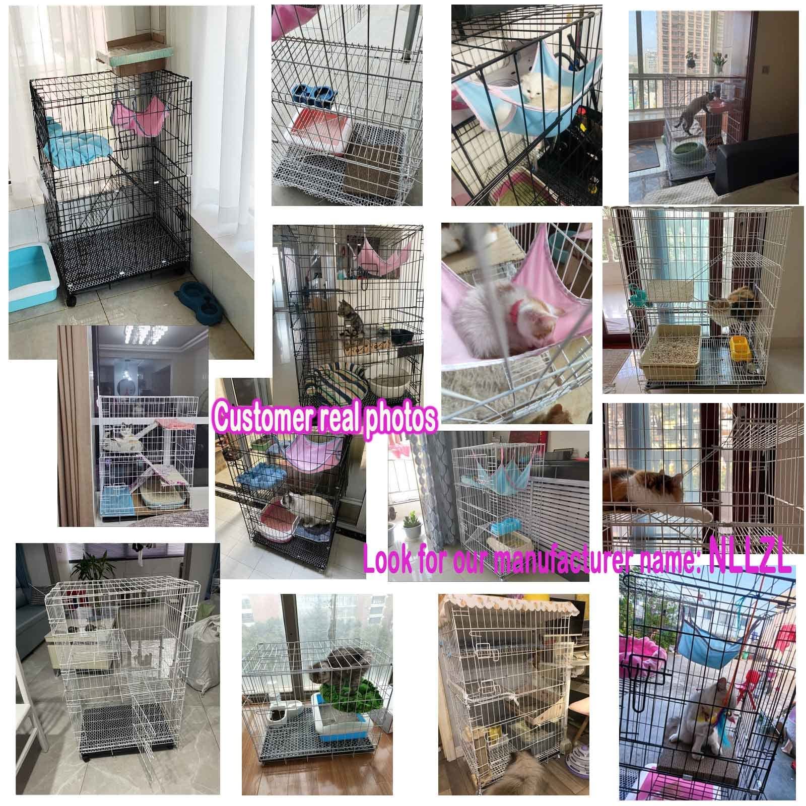 Gabbie per gatti da interno, grande gabbia per animali domestici, recinto per gatti extra large staccabile, cucce per gatti in articoli per animali domestici con lettiera per gatti, recinto per cani,