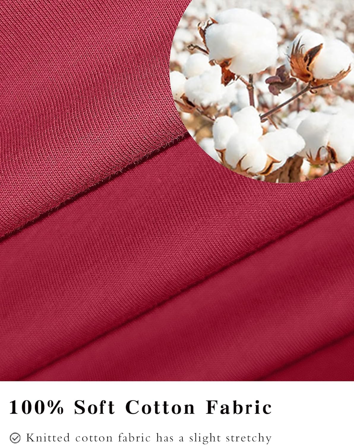 Bloggerlove Womens 100% Cotton Nightgown Long Sleeve House Dress with Pockets Sleep Dress S-3XL - Image 4