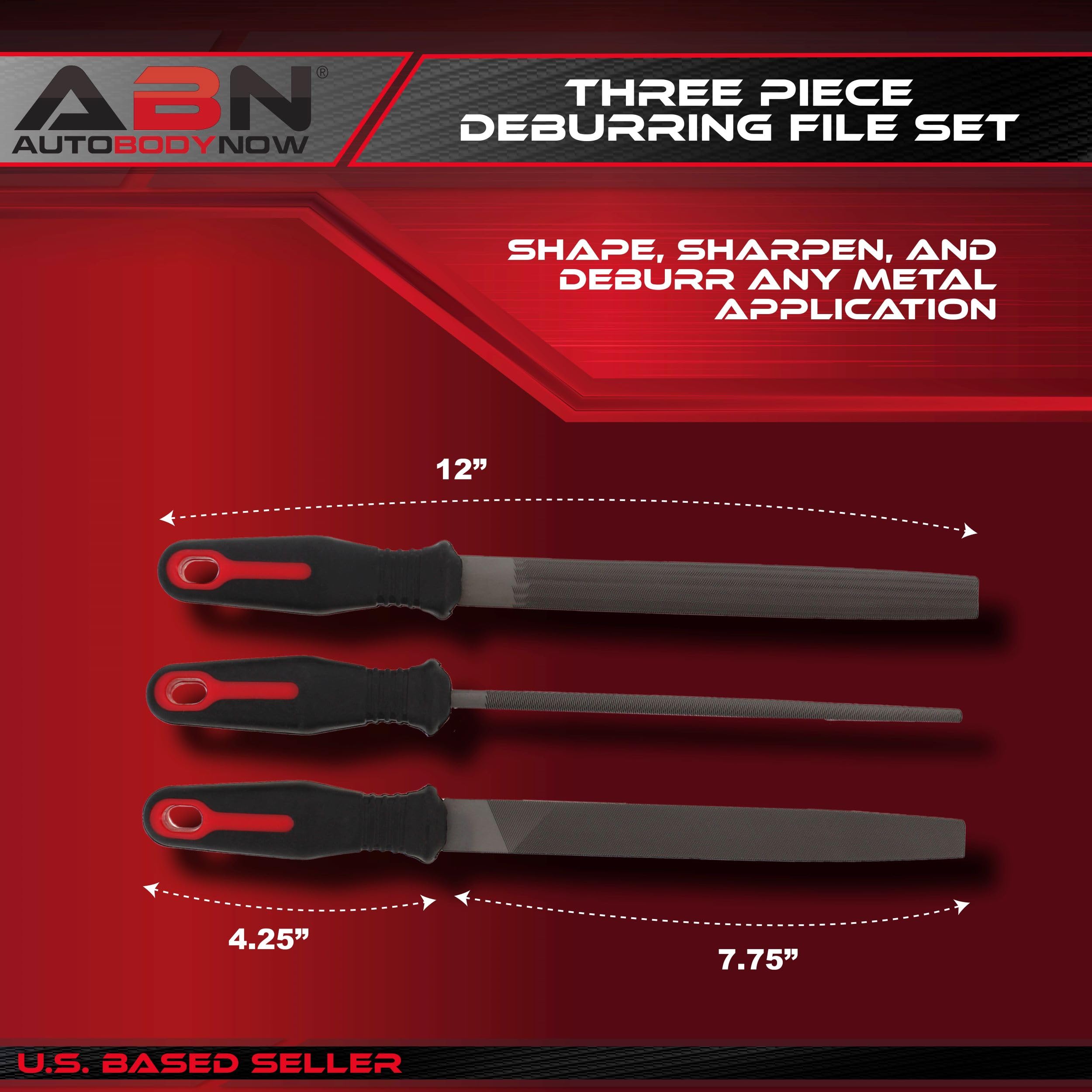 Snapklik.com : Hand Deburring File 3-Piece Set Deburr Kit Of Large ...