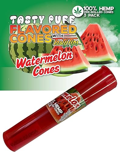 Tasty Puff Conos con sabor a sandía con puntas sabrosas