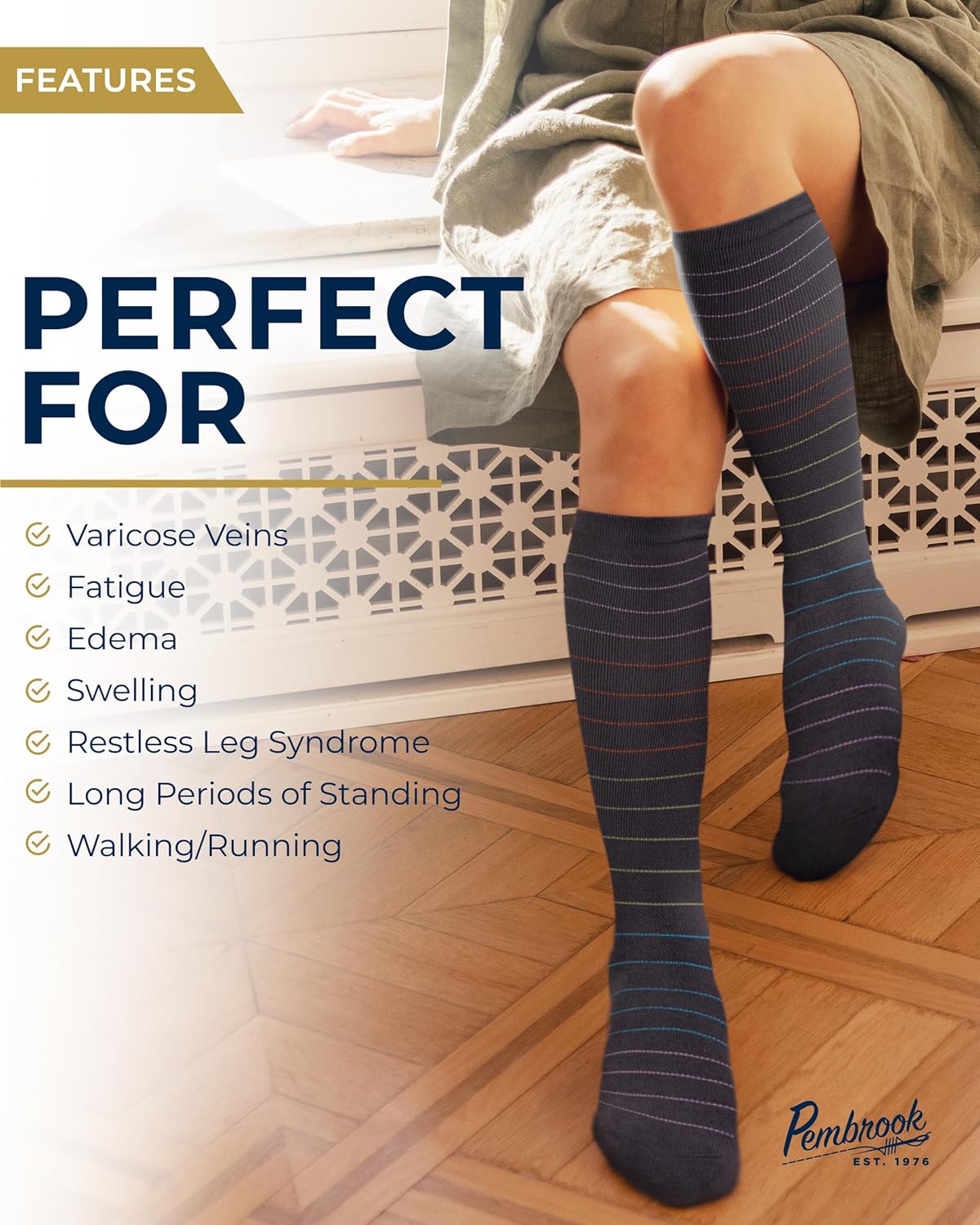 Pembrook Light Compression Socks - Bundle