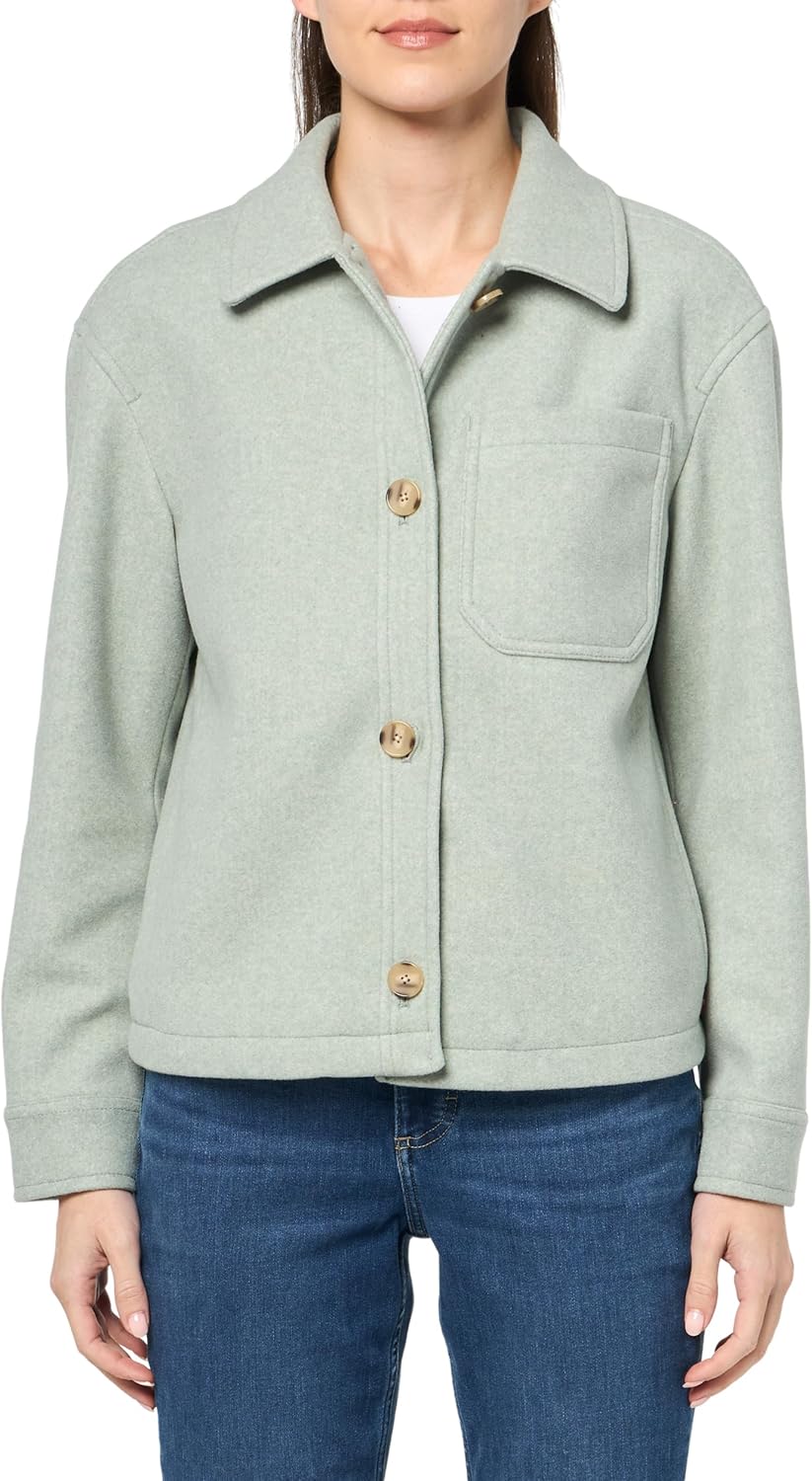 Levi's womens Harper Wool Shortie Jacket Small Seafoam