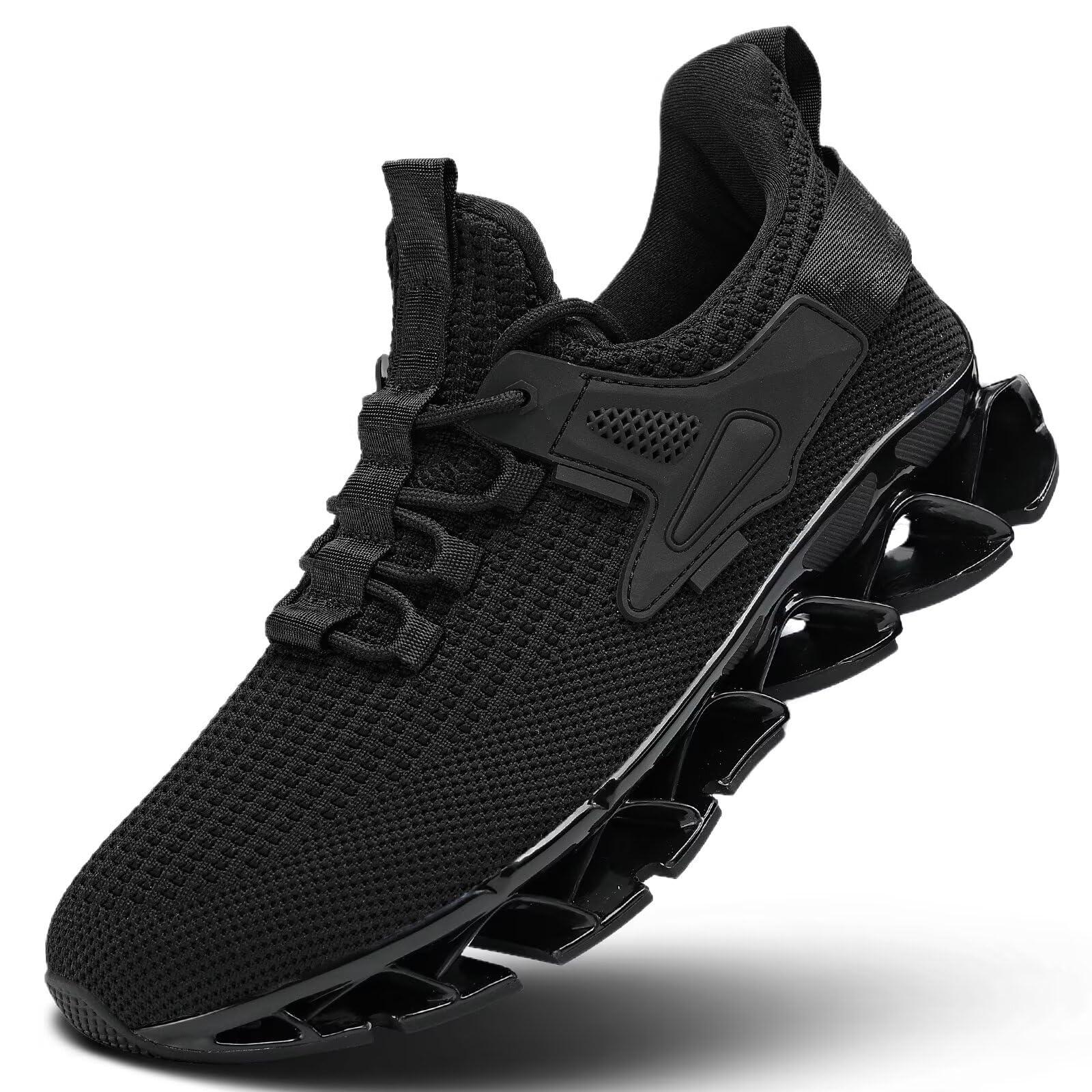 Mens Walking Shoes Running Slip on Tennis Casual Fashion Blade Sneakers Comfort Workout Sport Athletic Trainers