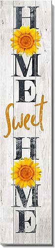 Spoontiques Home Sweet Home - Letrero decorativo de madera para decoración del hogar, decoración rústica para exteriores, duradero y resistente a la