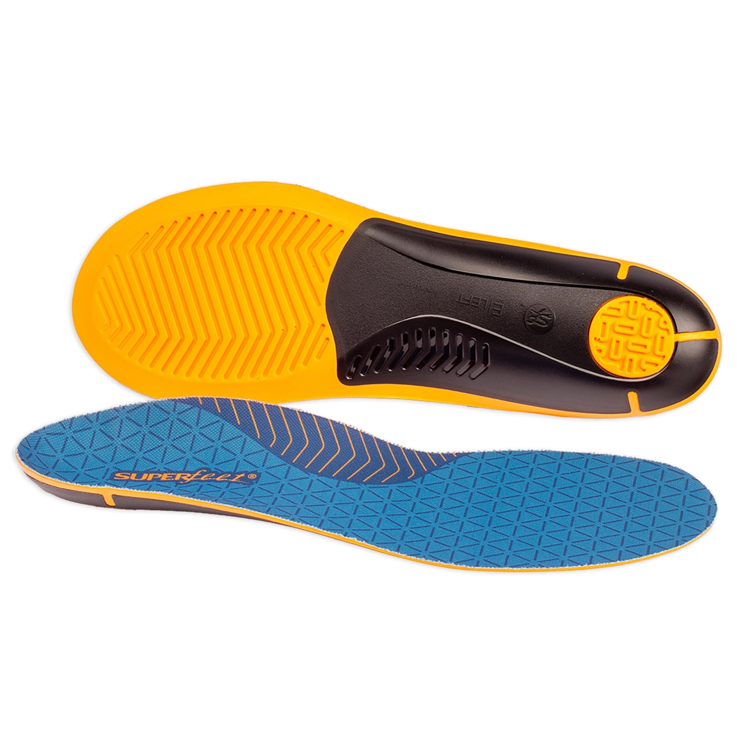 Superfeet Work Slim-Fit Cushion Insoles - Men 7.5-9 / Women 8.5-10