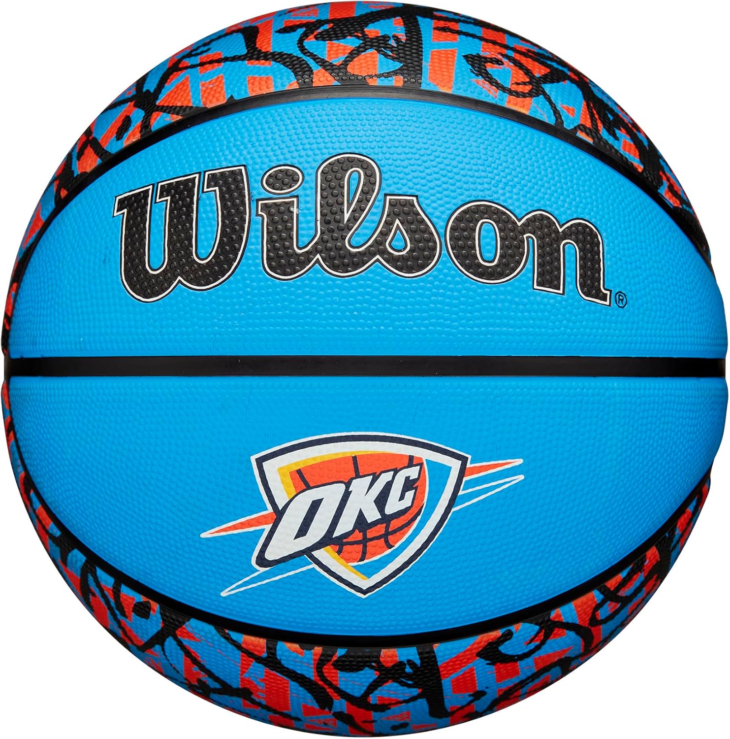 WILSON NBA Team Graffiti Basketballs - Size 7-29.5"