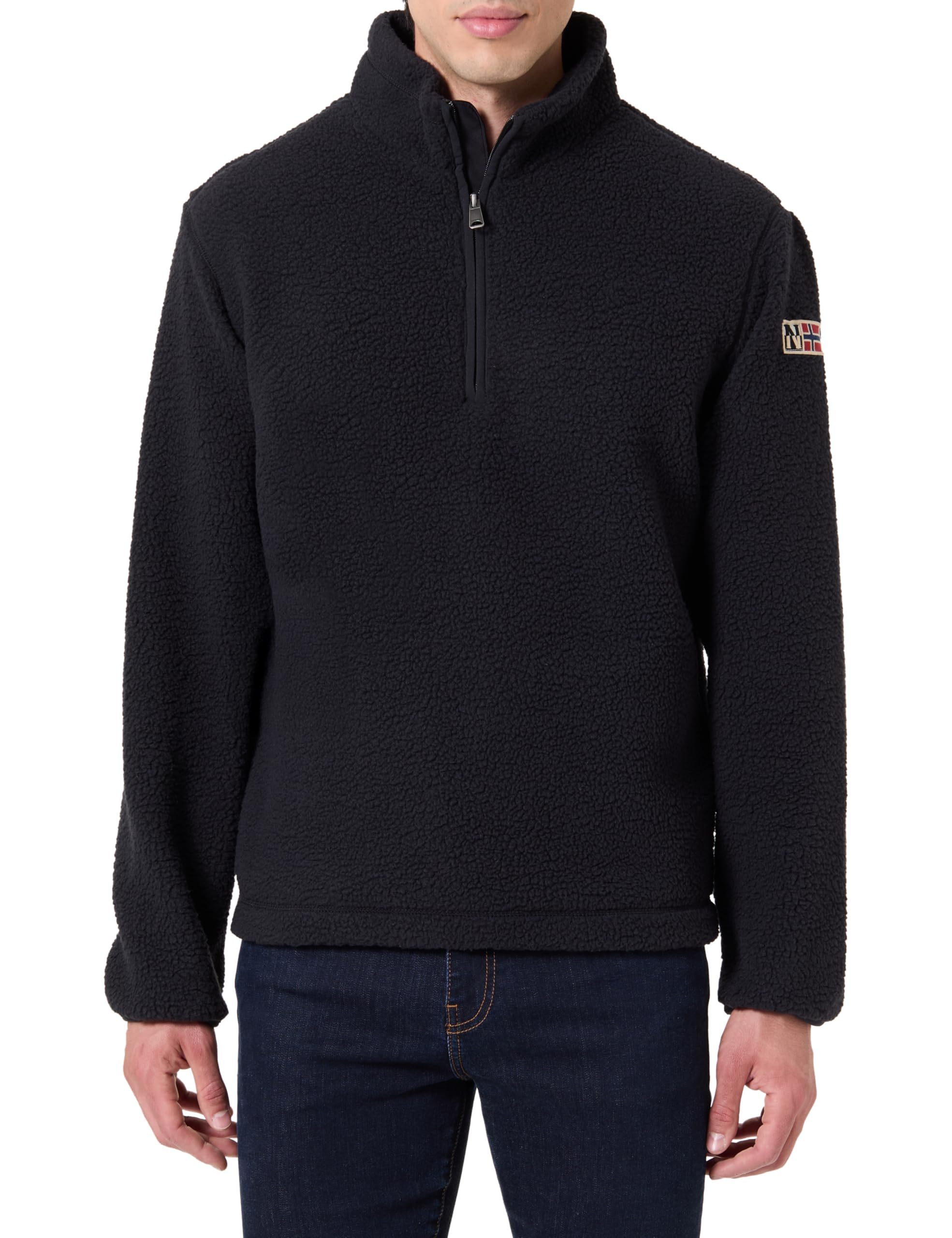 Napapijri Treser Half Zip Fleece Black,M