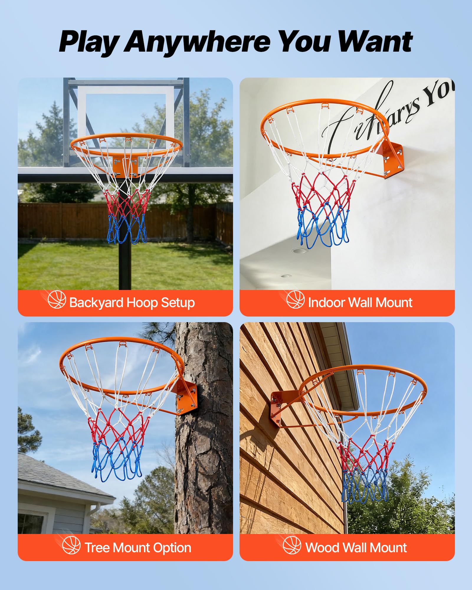 VEVOR Panier de Basket Diamètre Extérieur